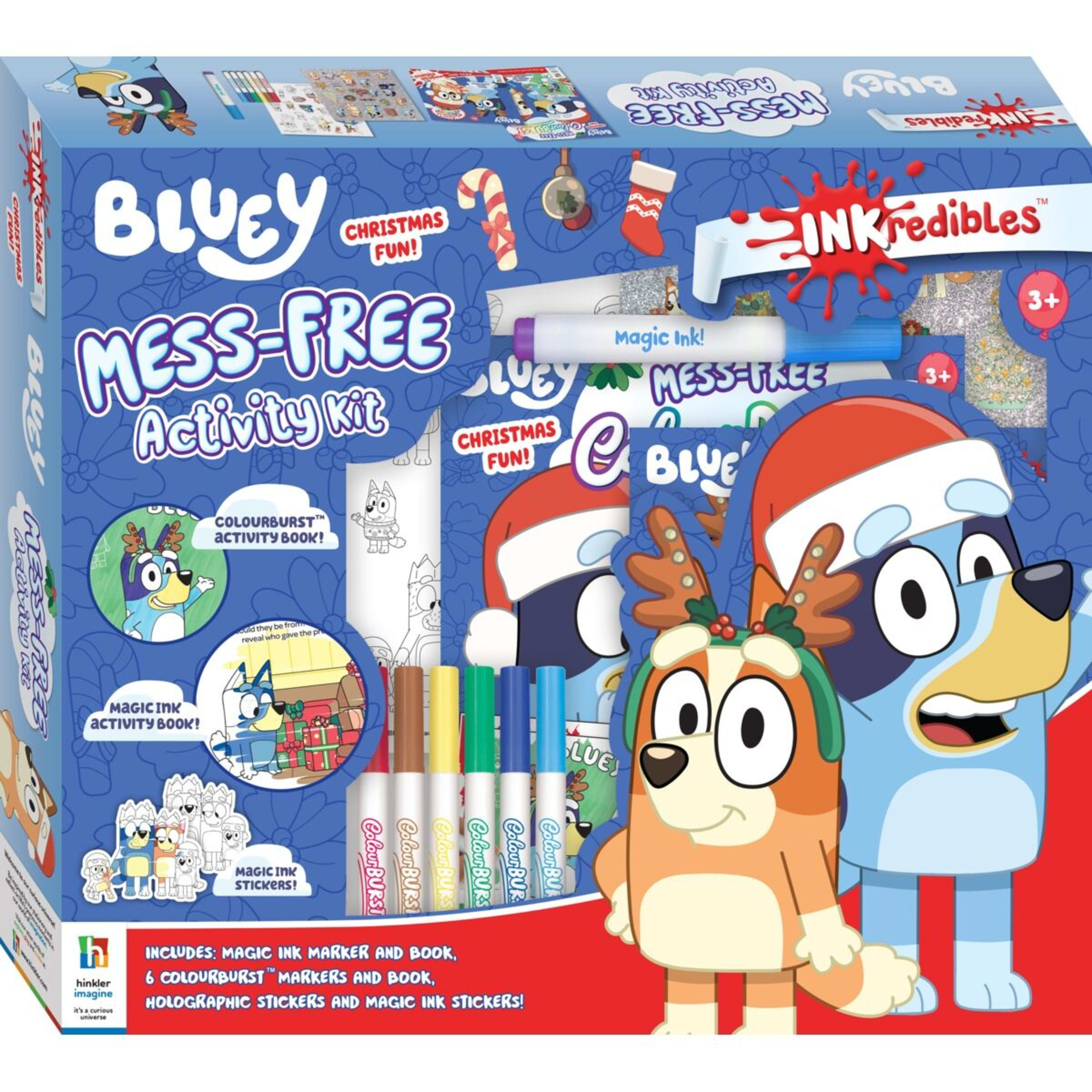 1 INKredibles Bluey Christmas Fun! Mess Free Activity Kit - Book