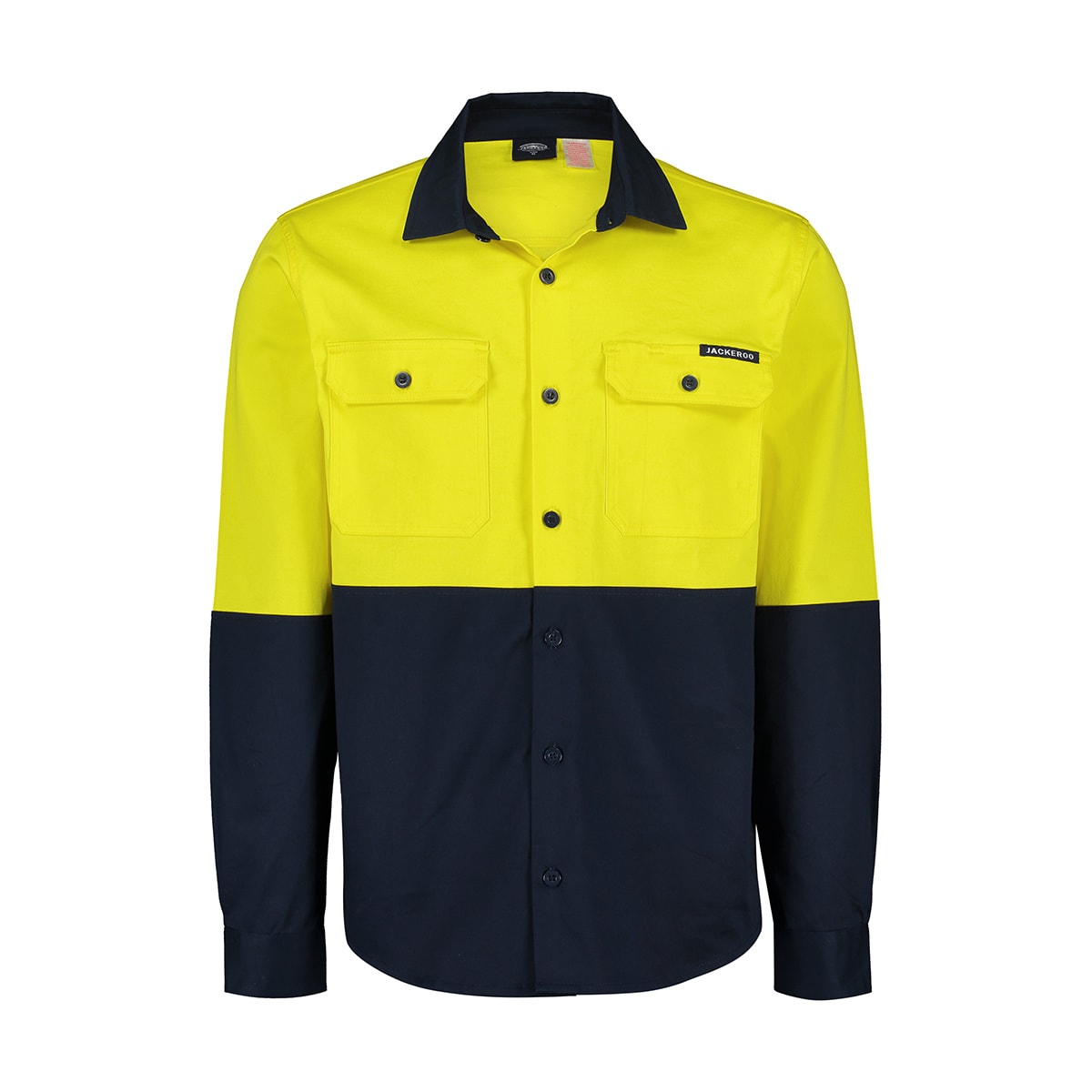 Workwear Long Sleeve Stretch HiVisibility Shirt Kmart