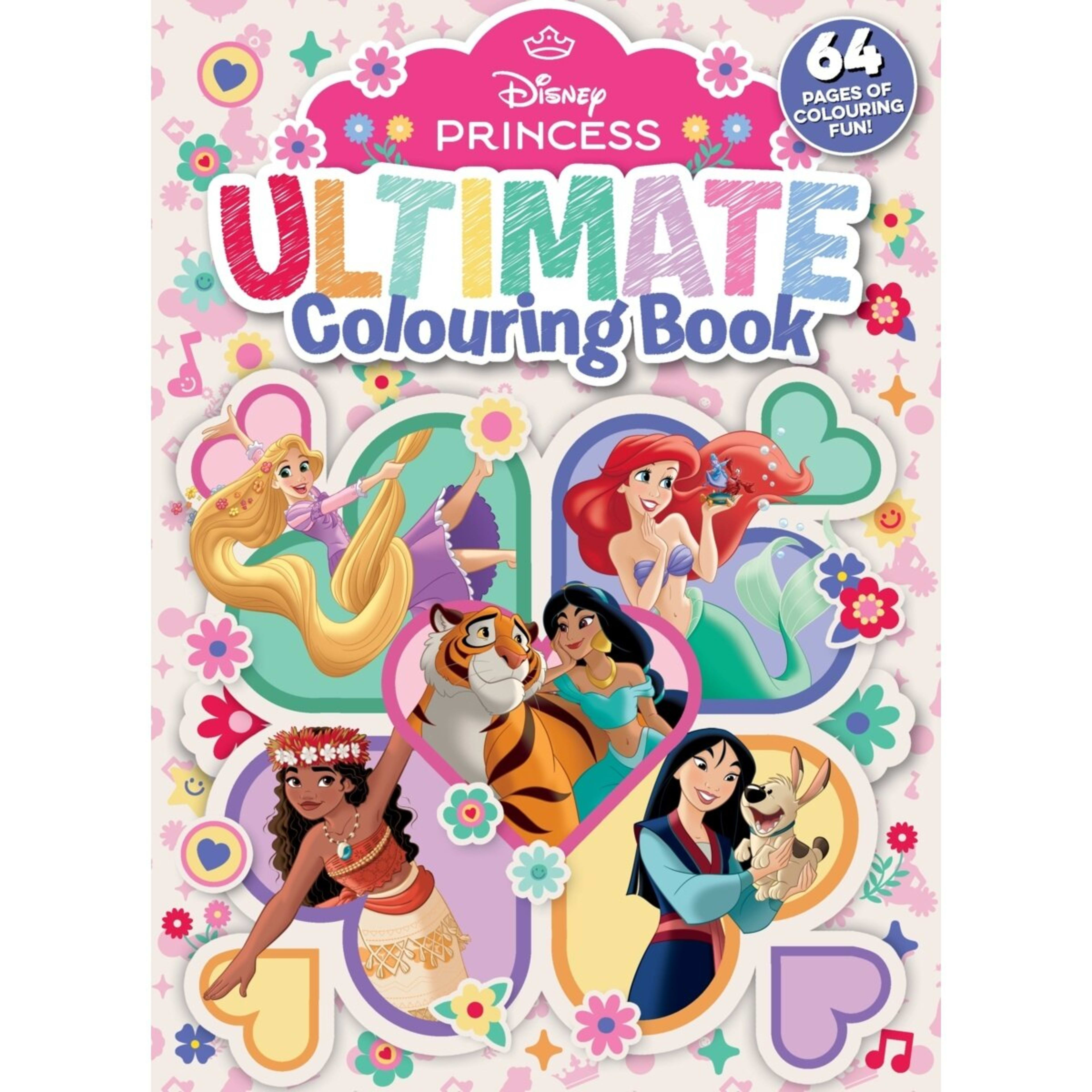 1 Disney Princess Ultimate Colouring Book