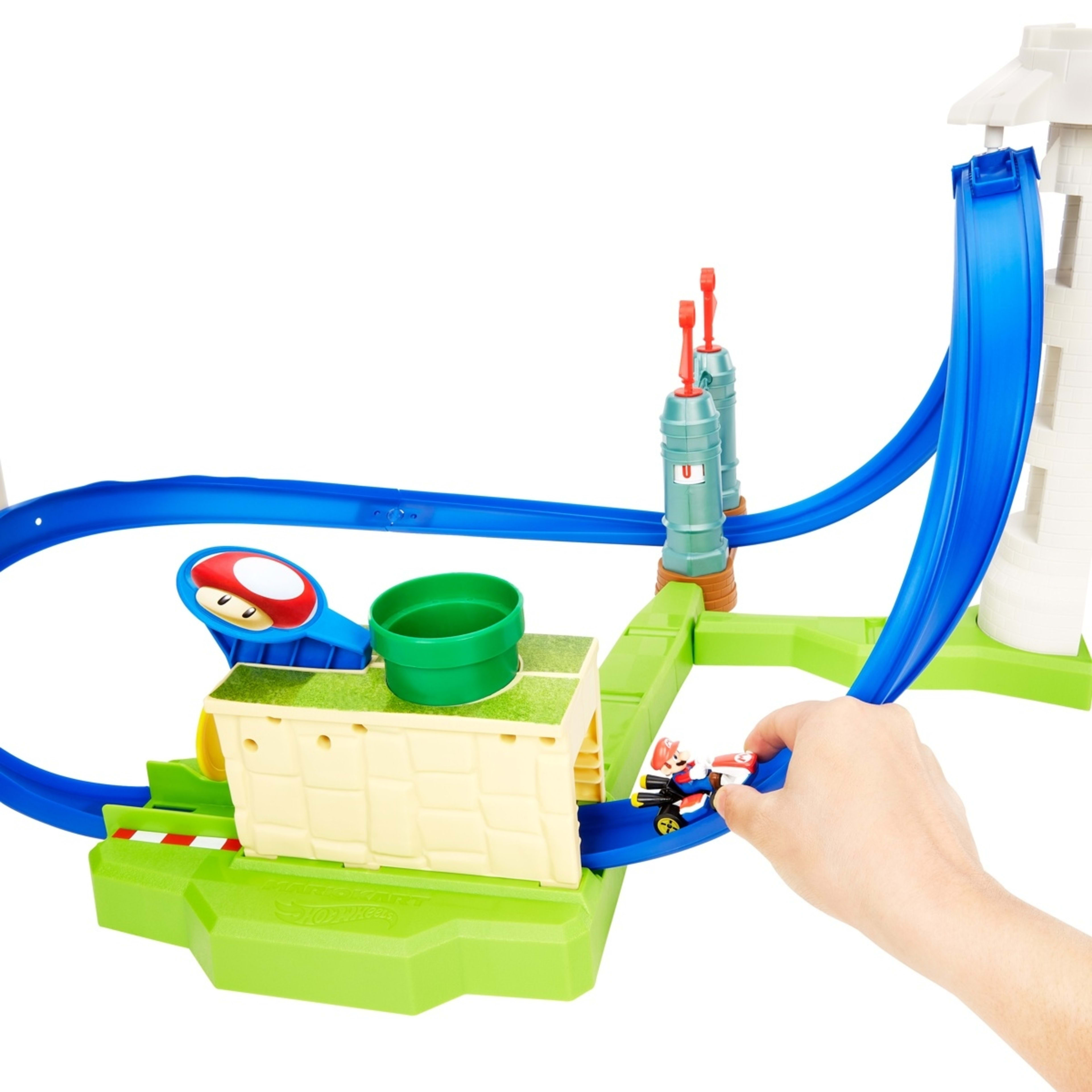 7 Hot Wheels Mario Kart Circuit Slam Track Set, 7 of 8