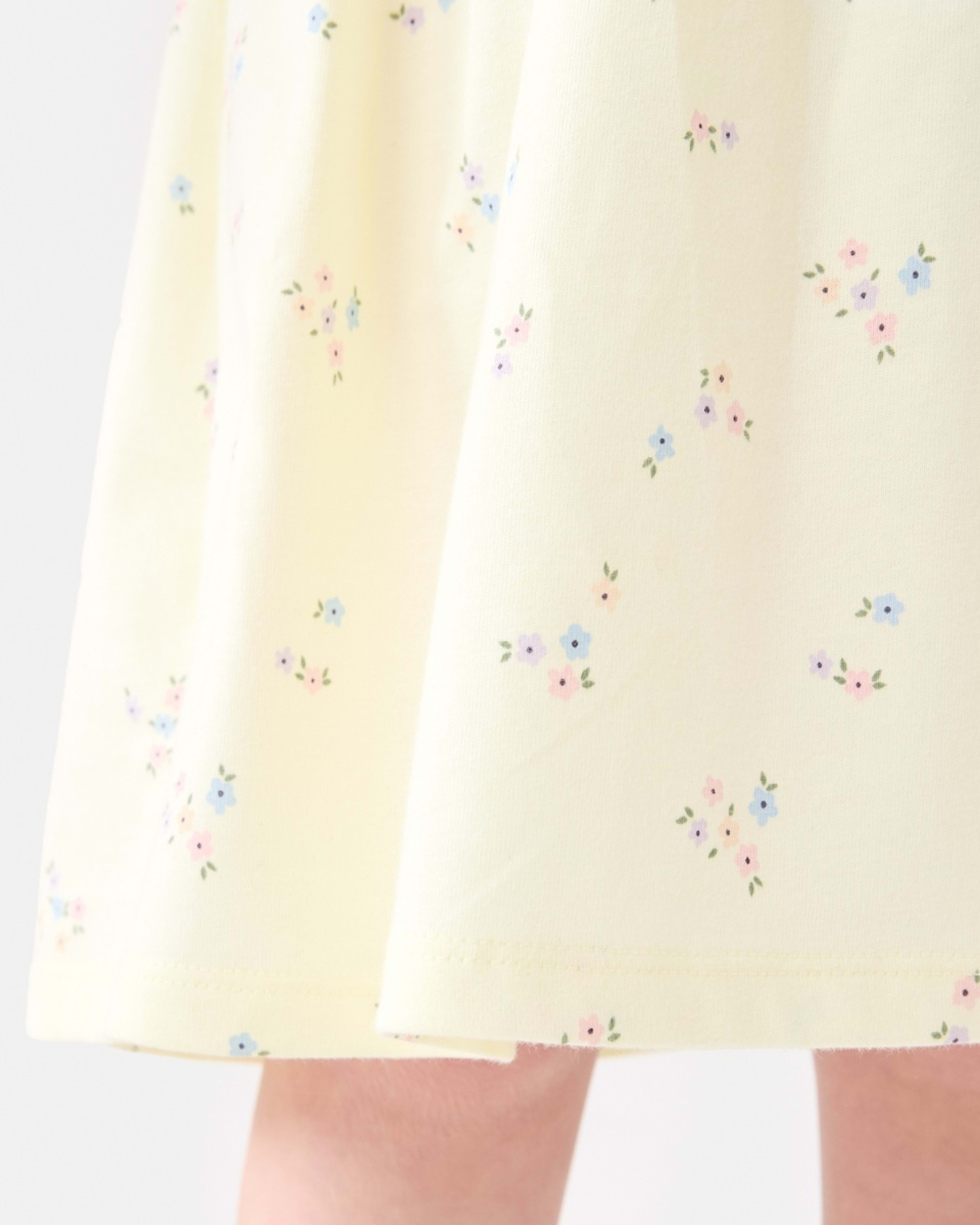 5 Jersey Dress BLUSH BLOOMS FLORALS SORBET, 5 of 7