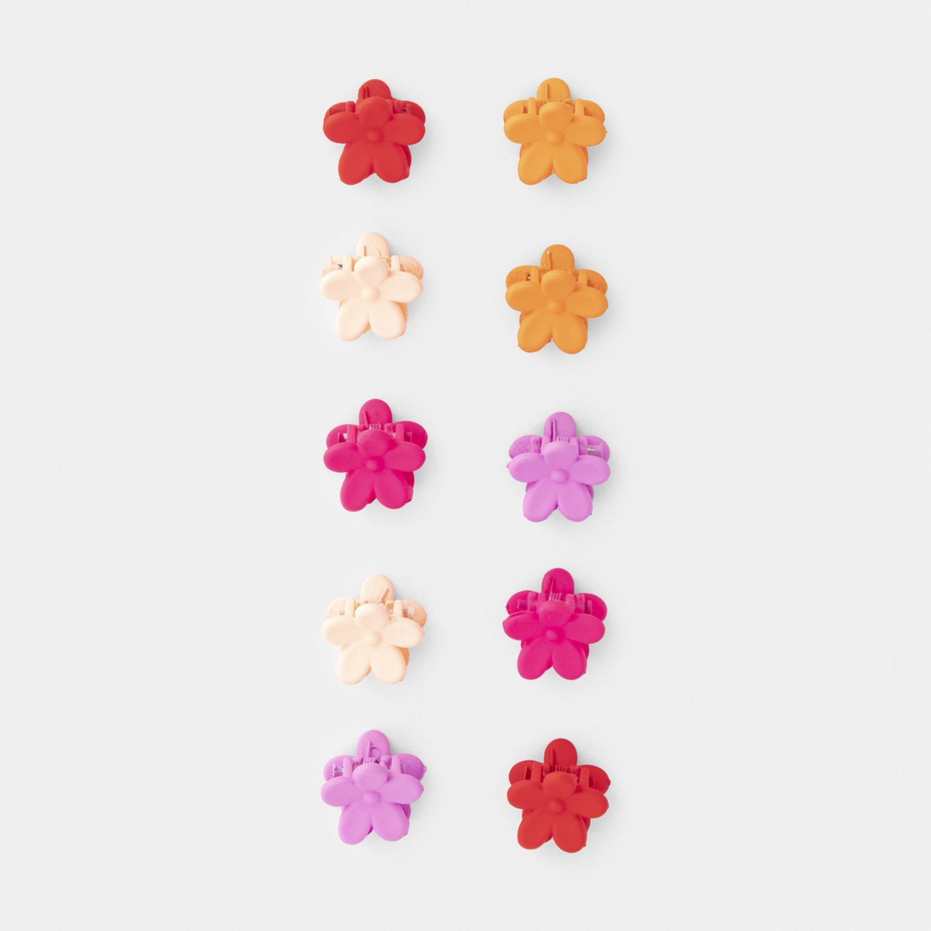 10 Pack Daisy Mini Hair Clips Kmart NZ