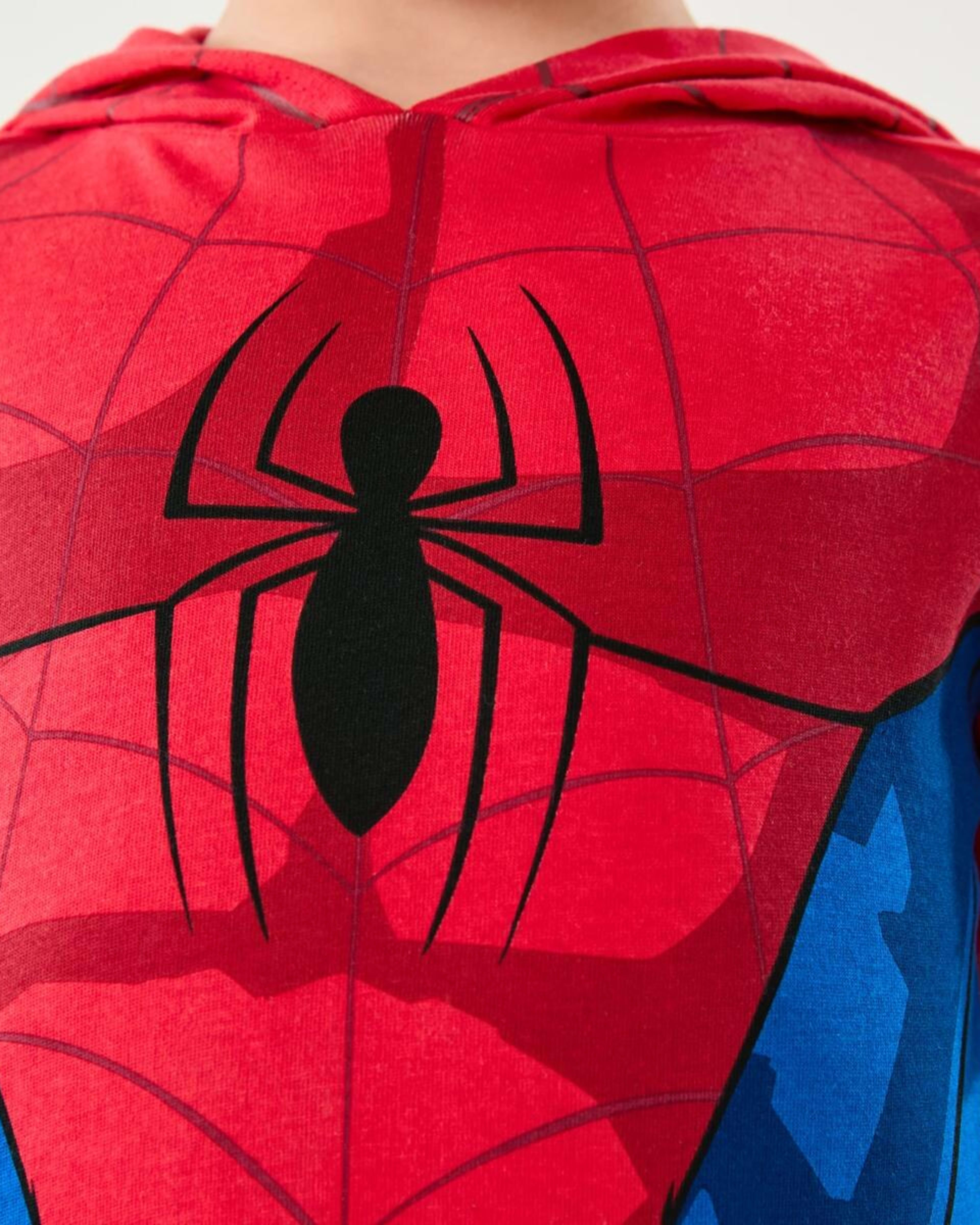 6 Spider-Man License Character Hooded Mesh T-shirt SPIDERMAN, 6 of 8