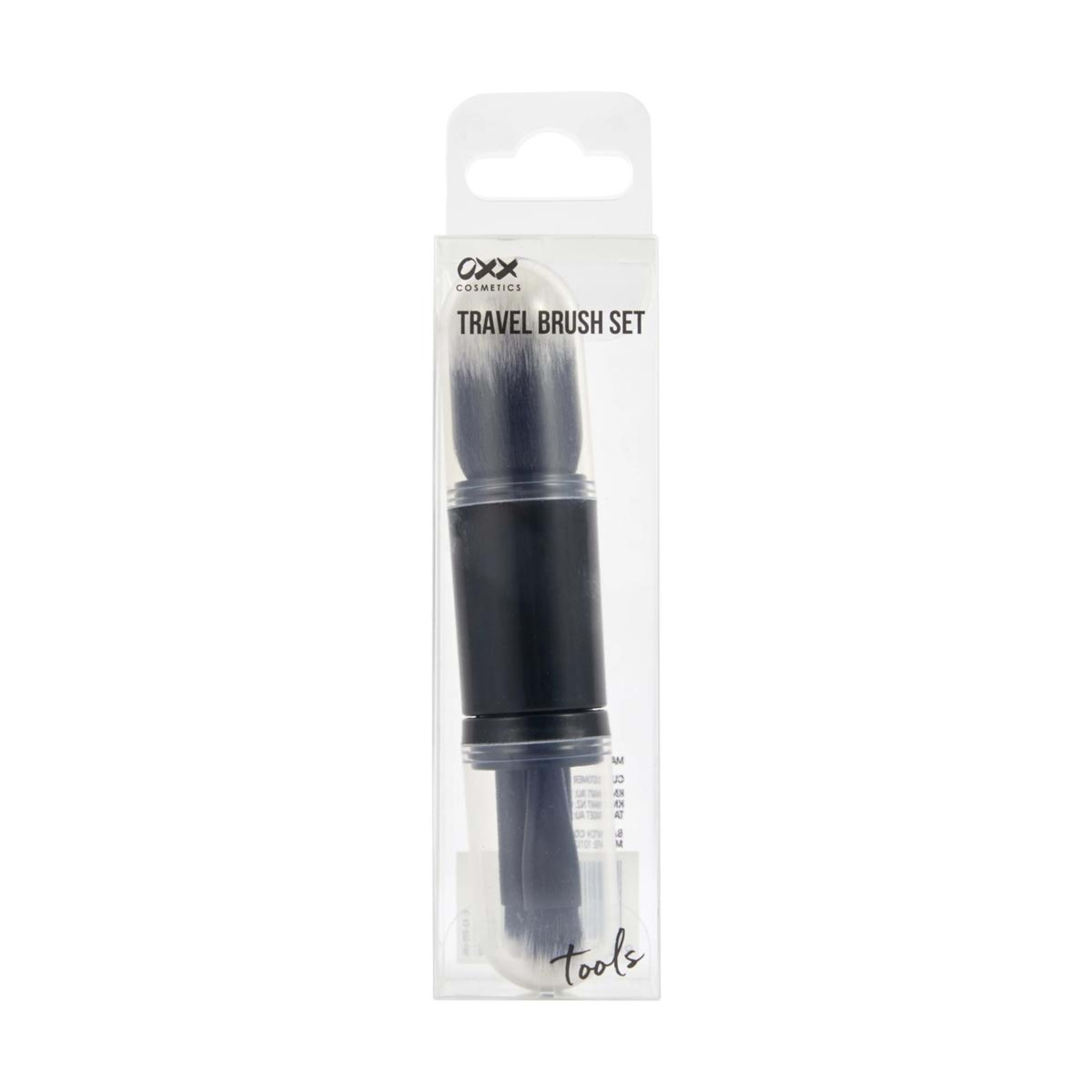6 OXX Cosmetics Travel Brush Set - Black, 6 of 6