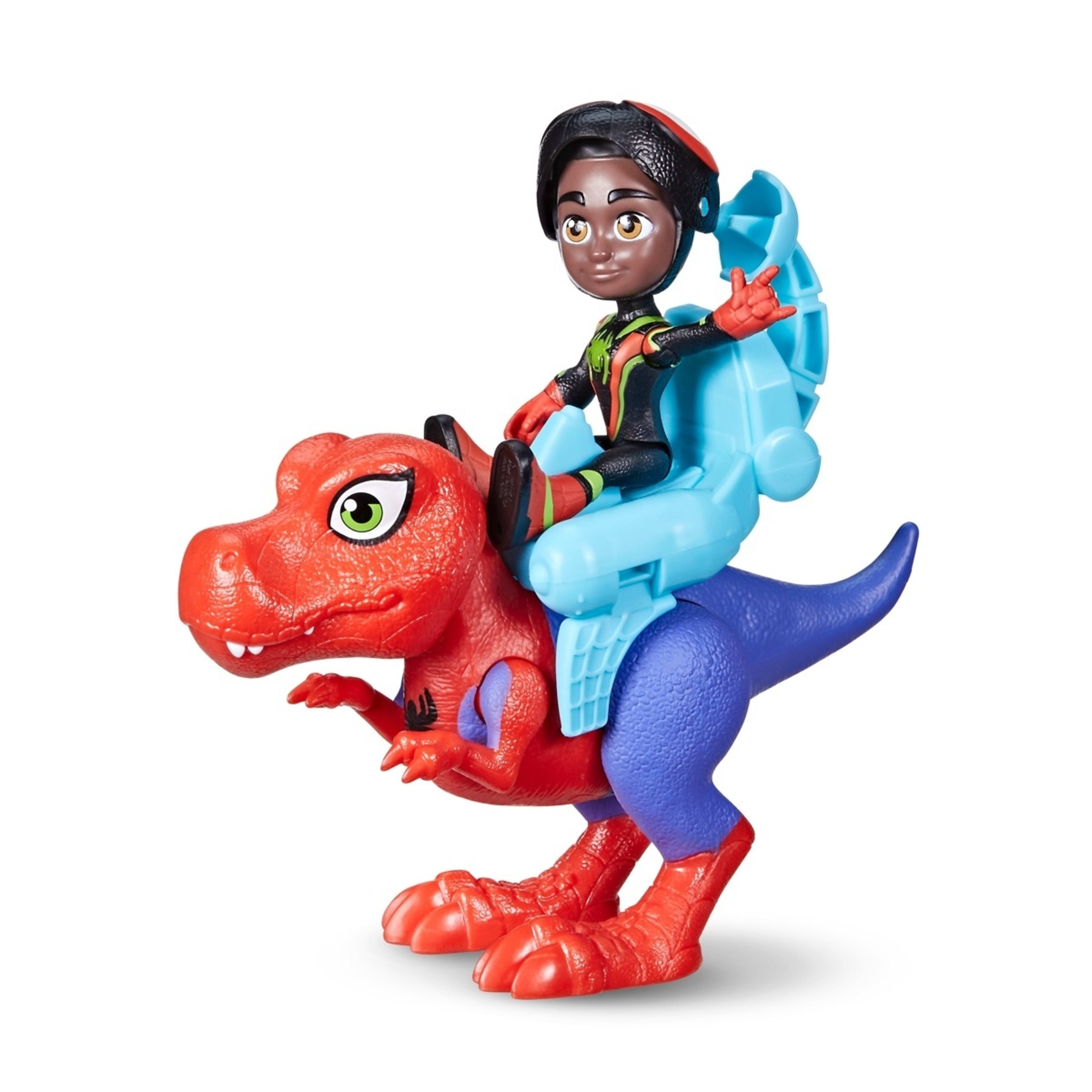 7 2 Pack Disney Junior Marvel Spidey and His Amazing Friends Dino Webs Action Figure Set - Assorted, 7 of 7