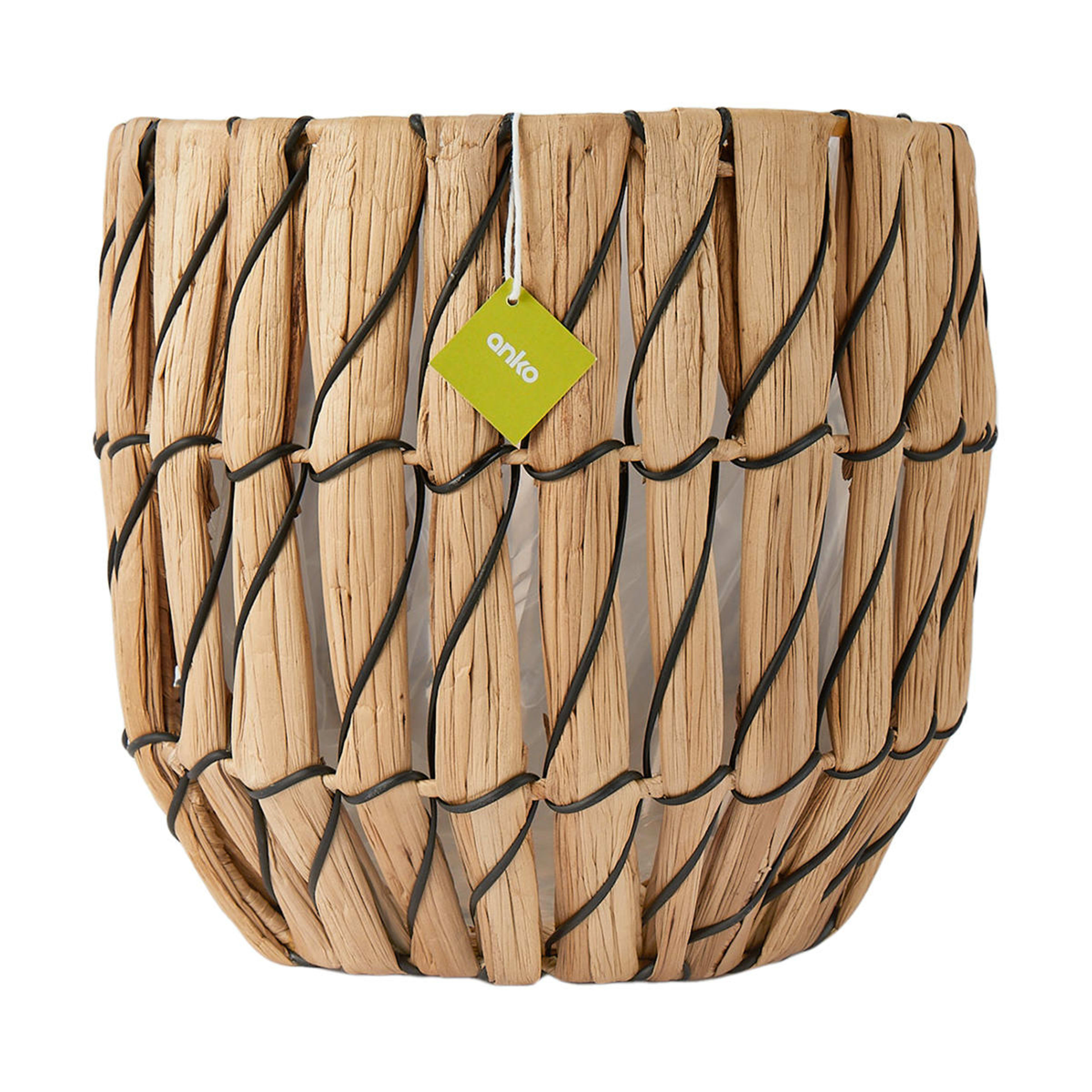 6 Black Rope Woven Planter, 6 of 6
