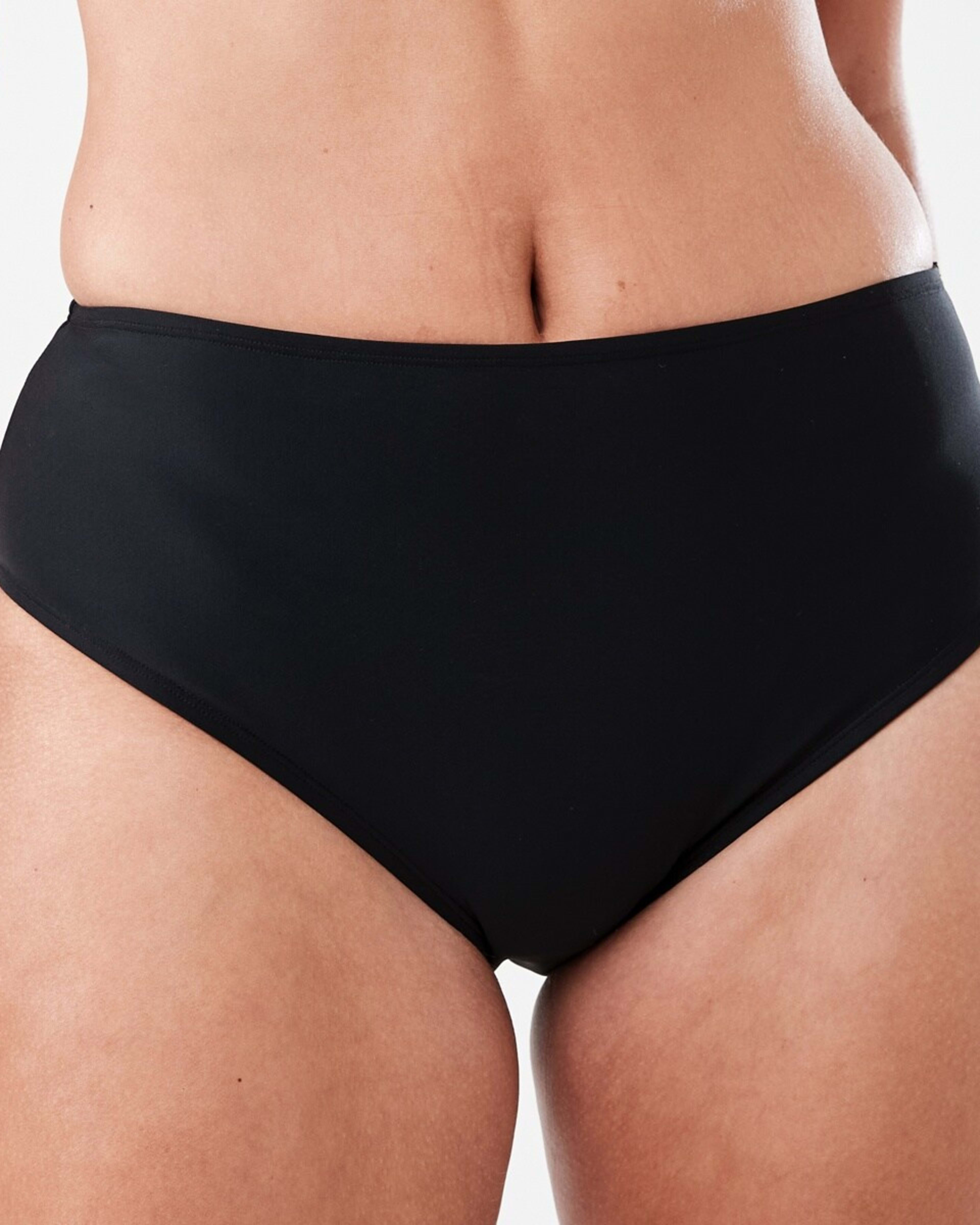 1 High Waisted Bikini Briefs BLACK, 1 of 6