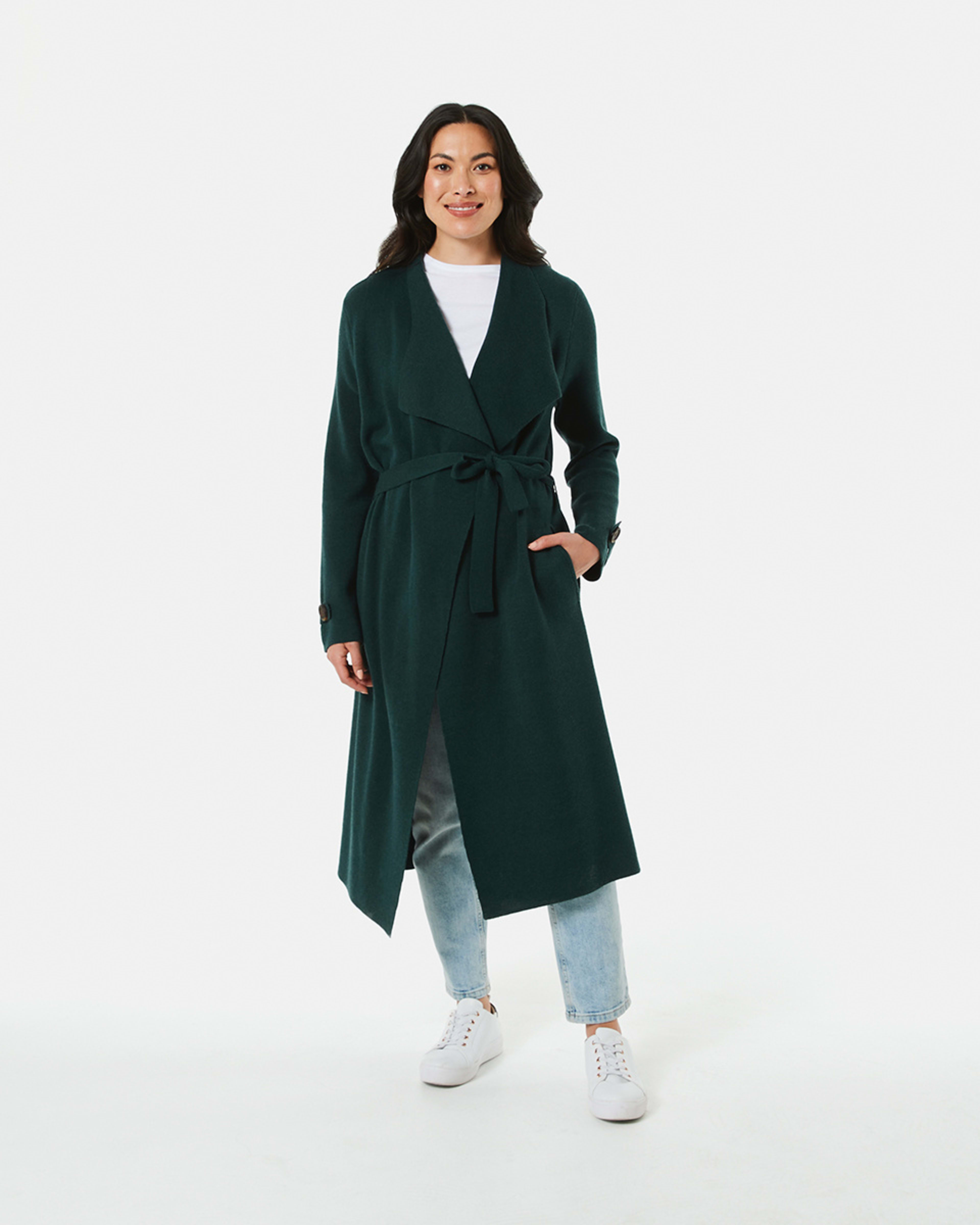 Trench Look Coatigan Kmart