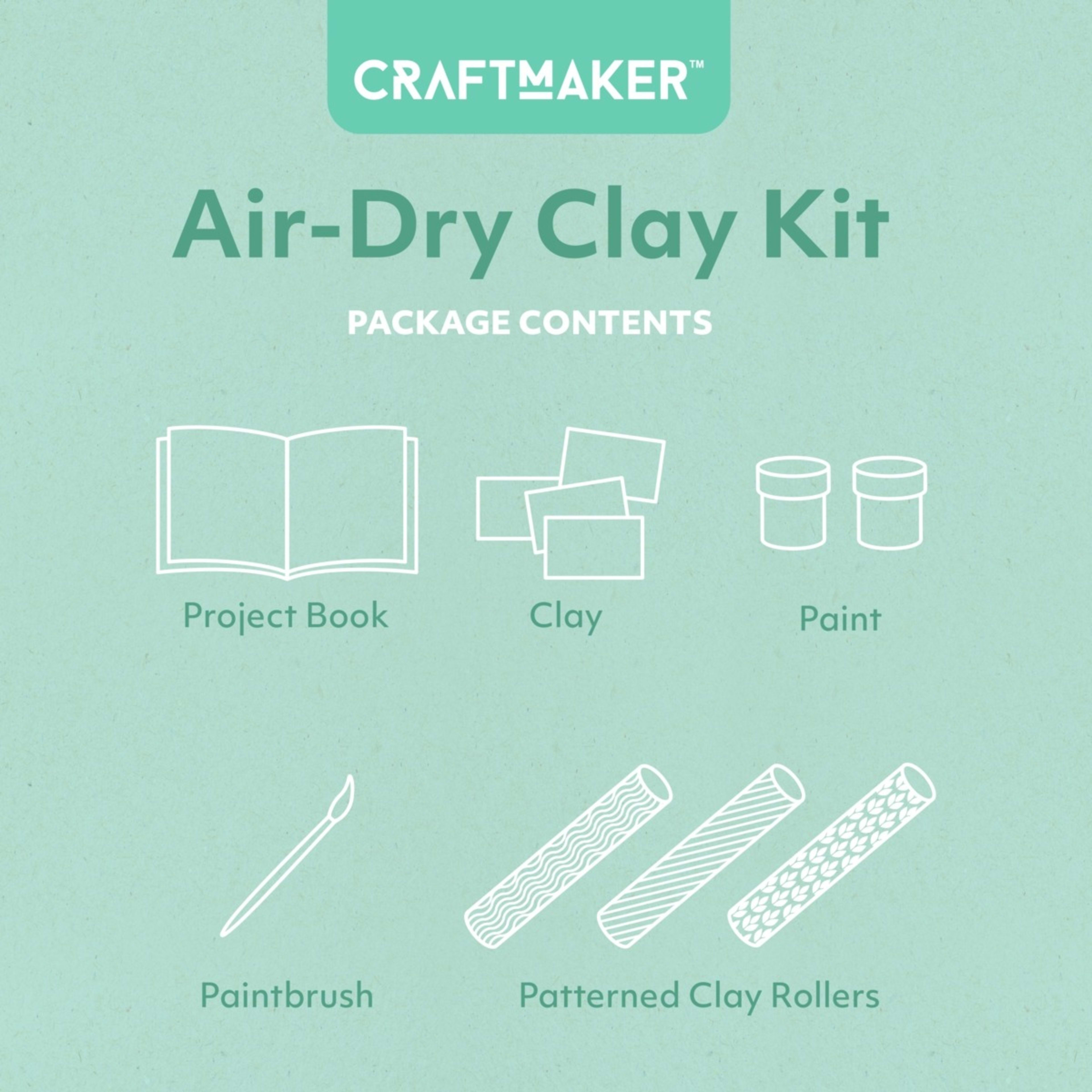 2 Craft Maker Air-Dry Clay Kit, 2 of 8