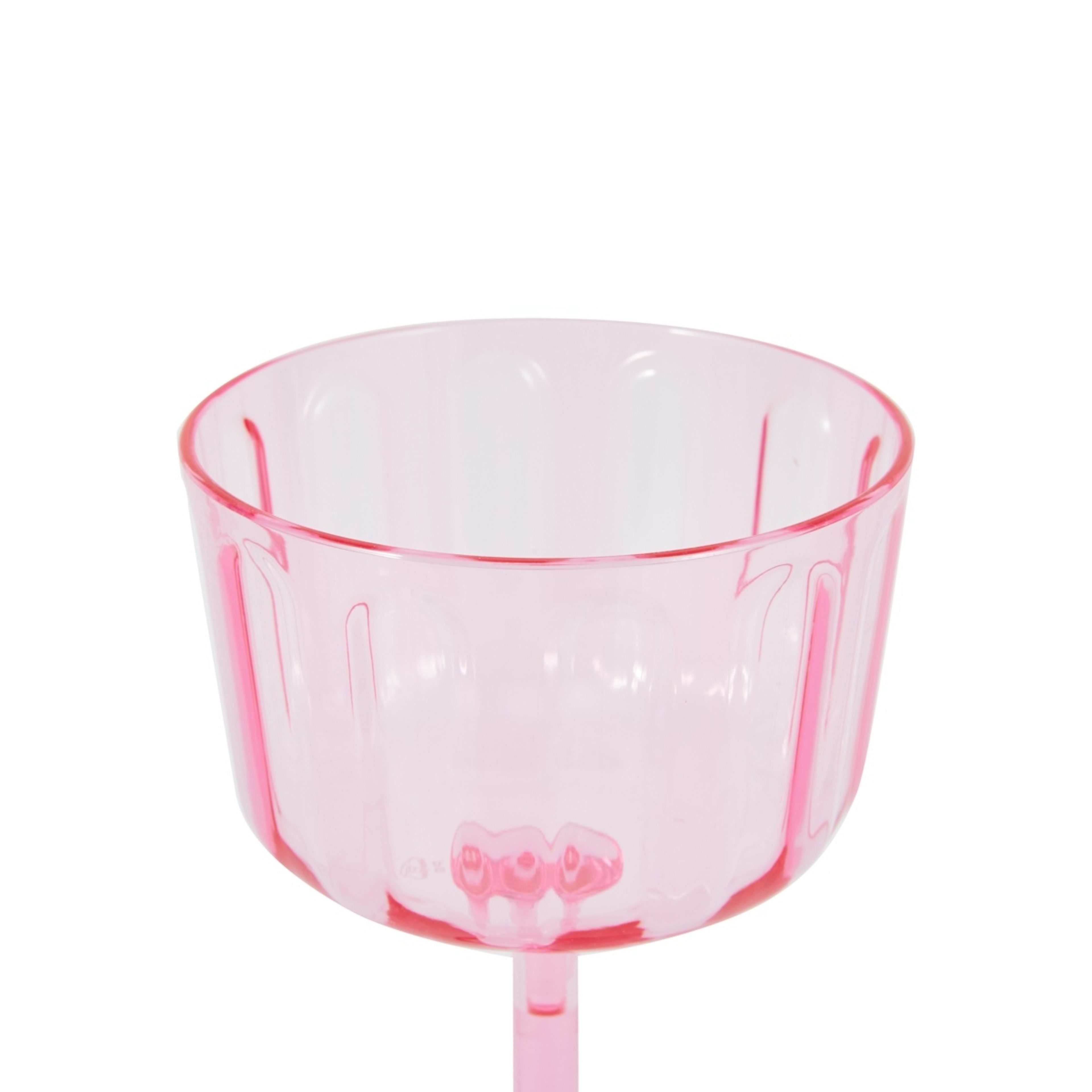 3 6 Piece Reusable Pink Coupes, 3 of 5