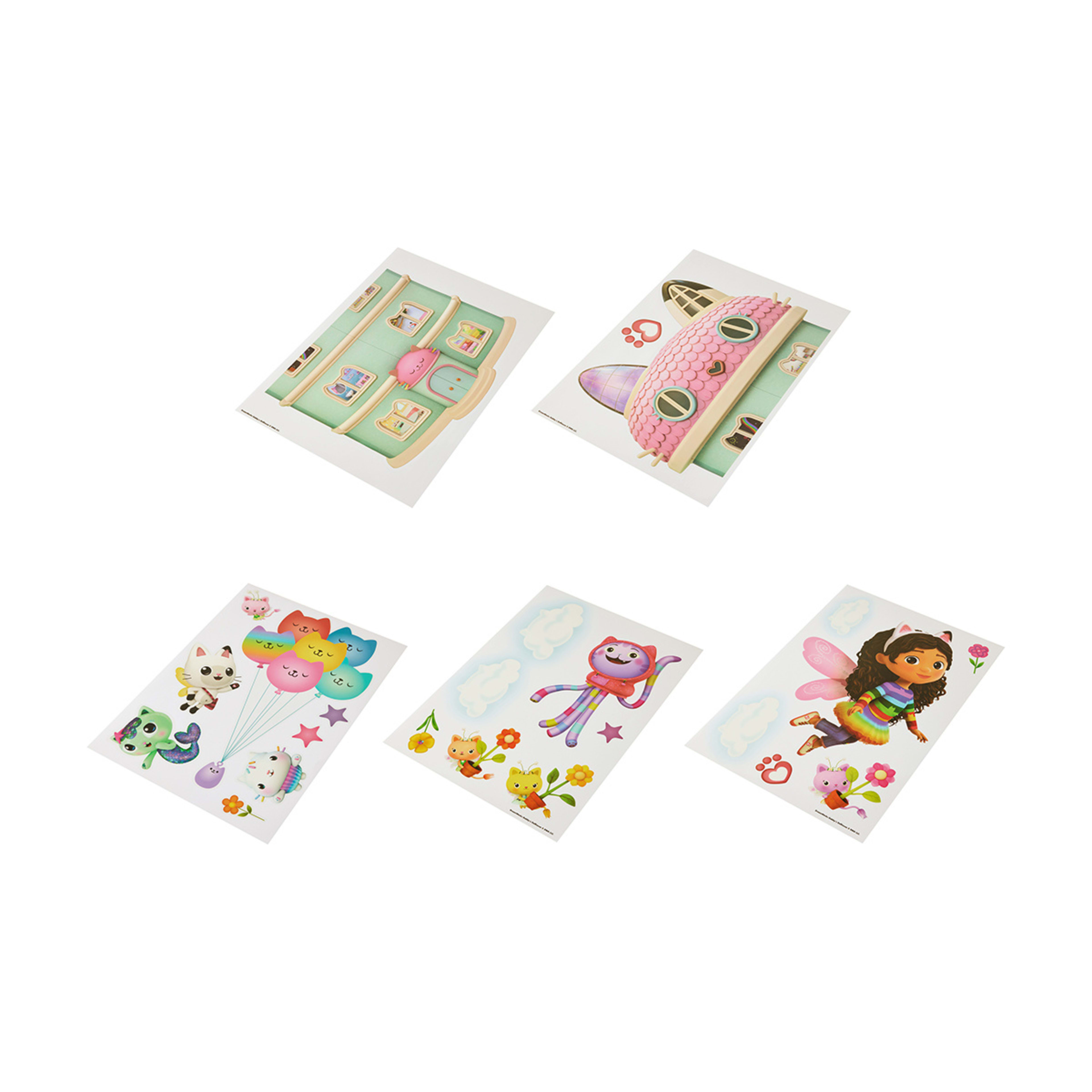 DreamWorks Gabby's Dollhouse Cat Adventures Wall Stickers Kmart