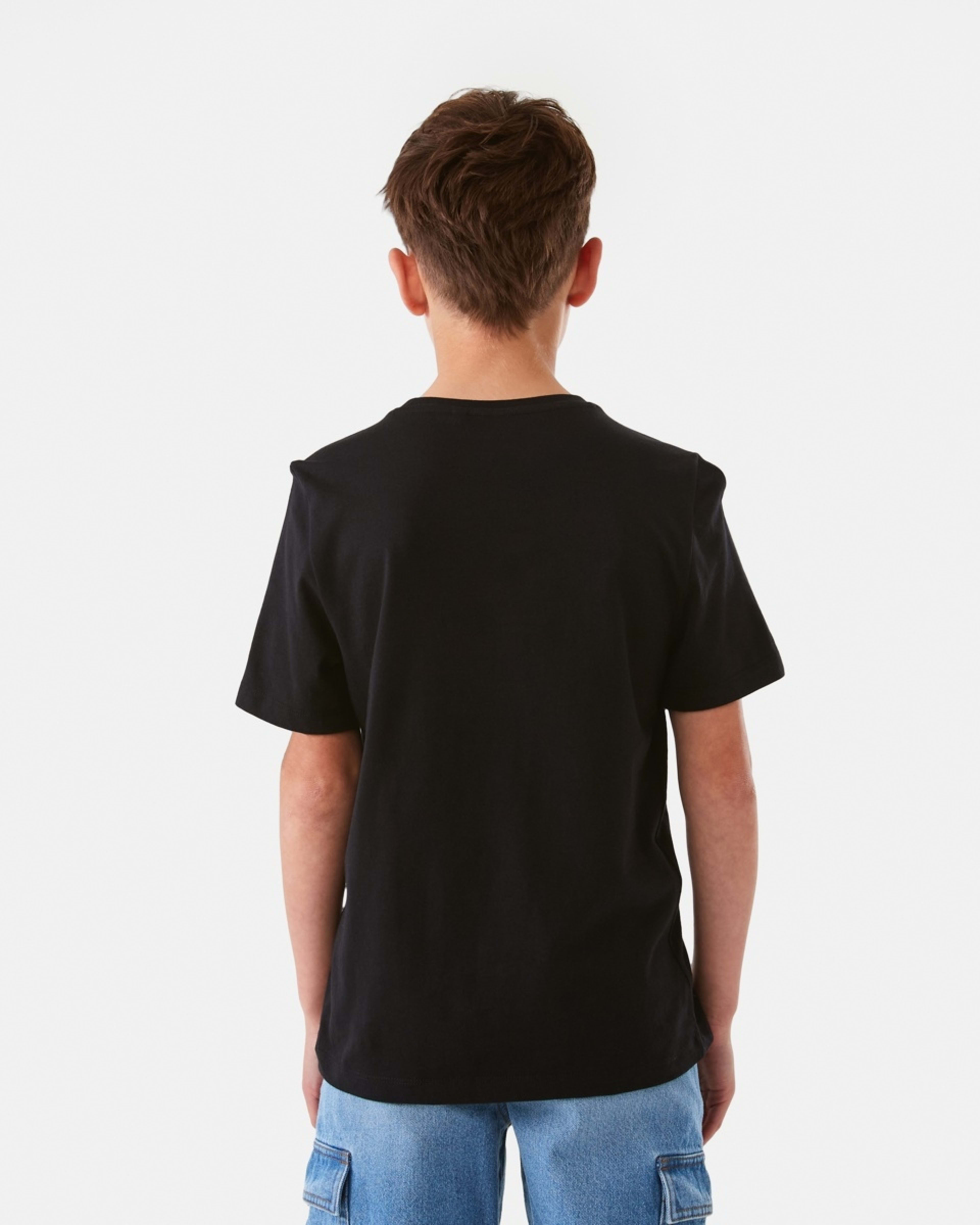 2 Short Sleeve Print T-shirt Black Moto, 2 of 8