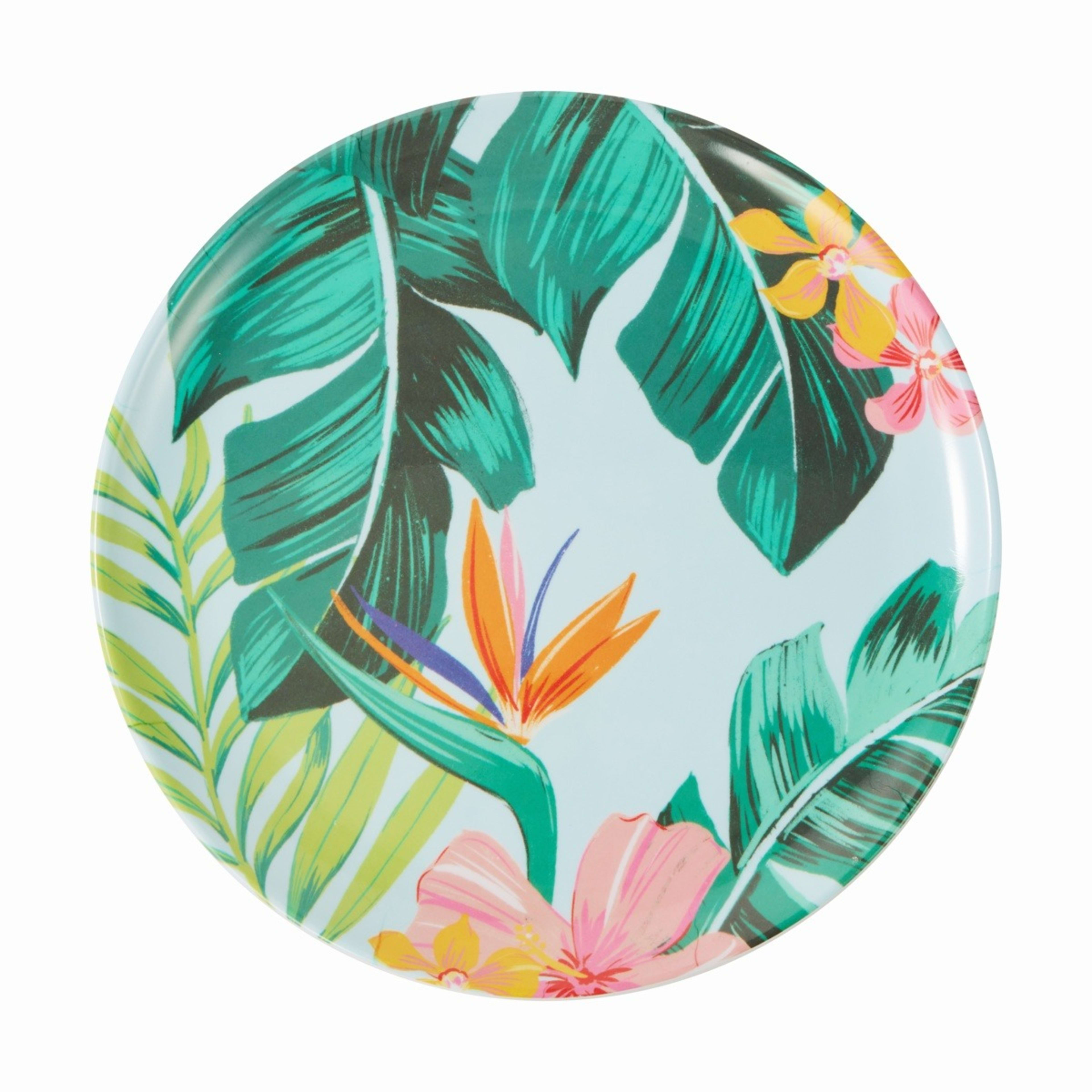5 4 Pack Floral Birds Dinner Plates, 5 of 6