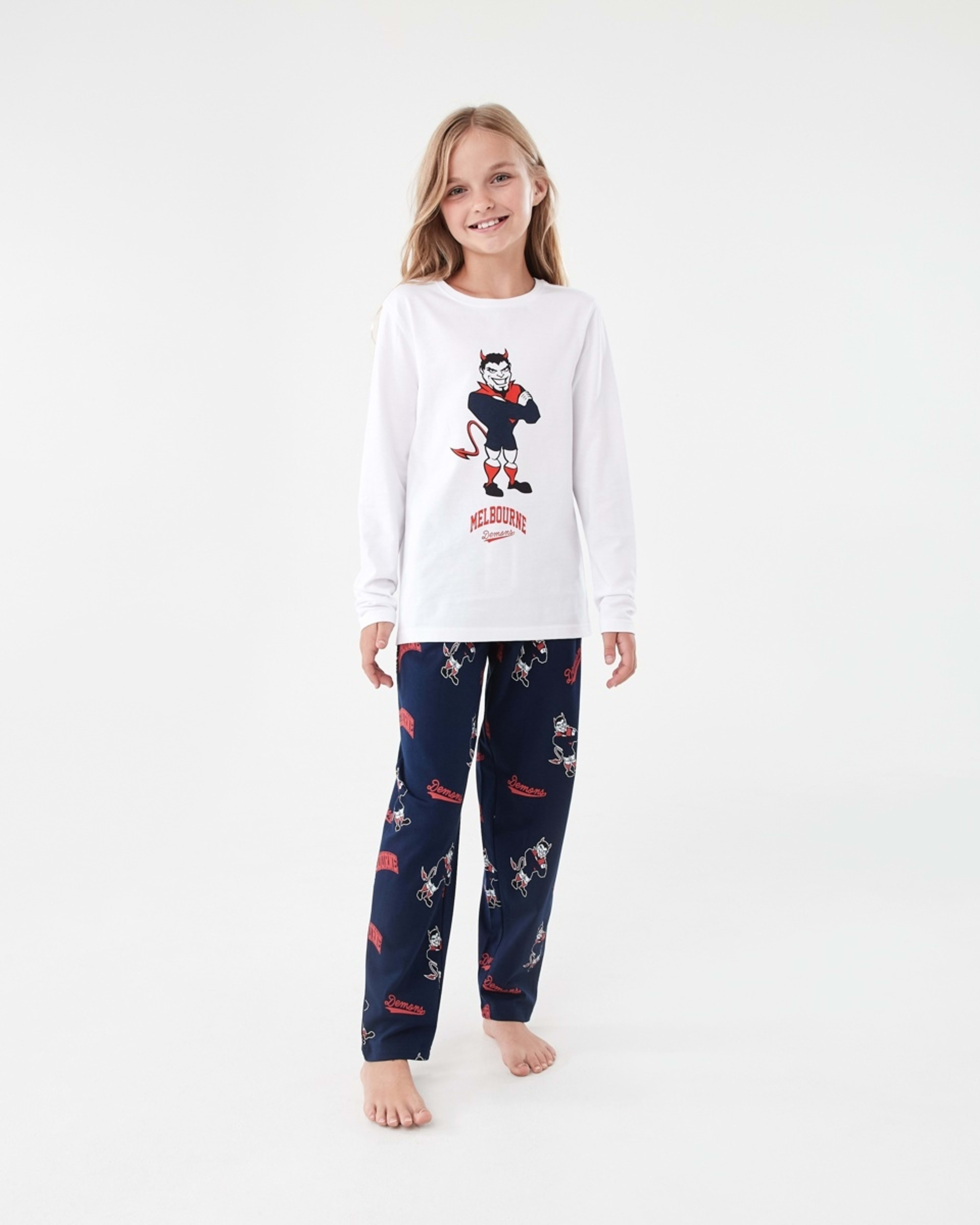 1 Official AFL Kids Pyjama Set Melbourne, 1 of 9