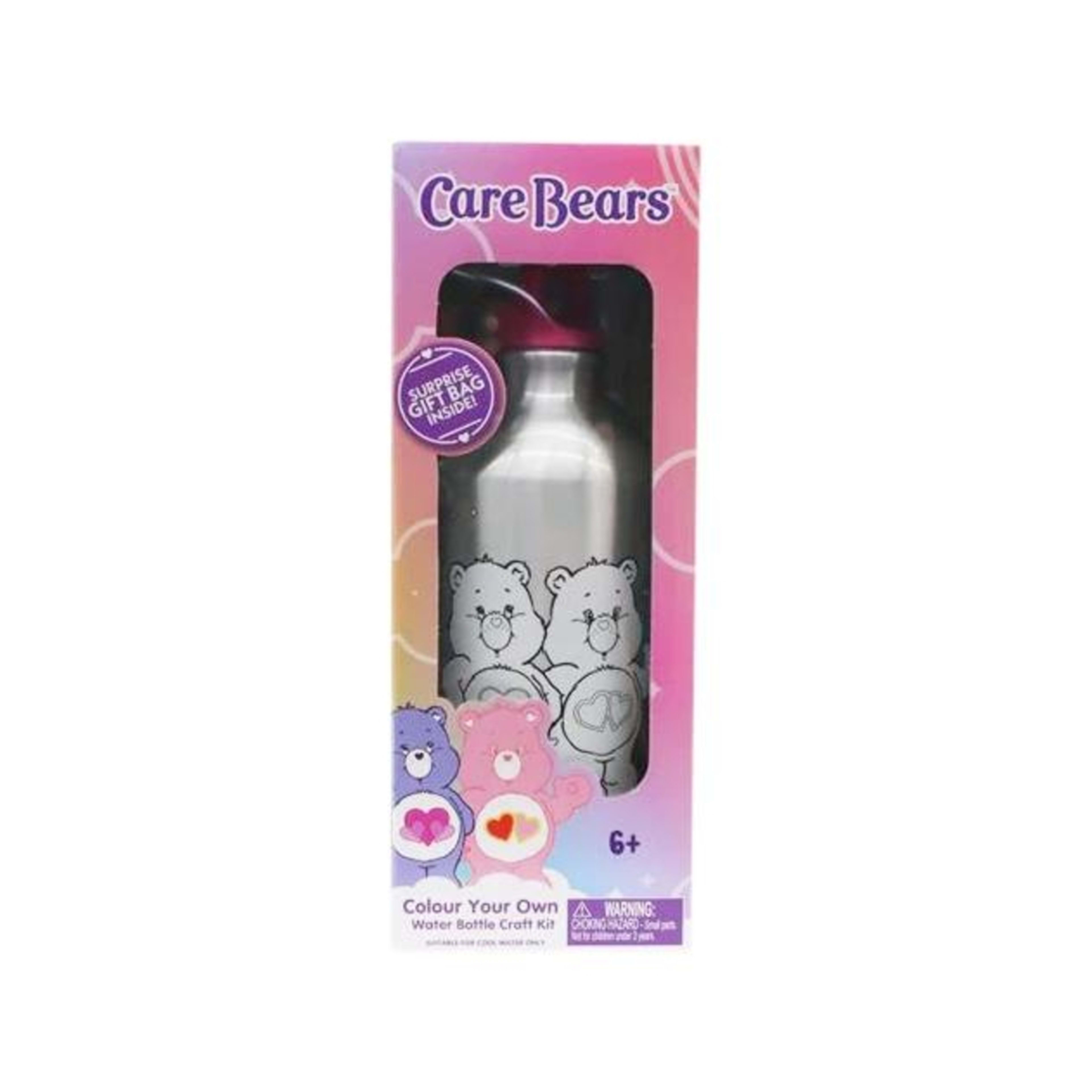 1 Care Bears Colour Your Own Water Bottle Craft Kit, 1 of 7