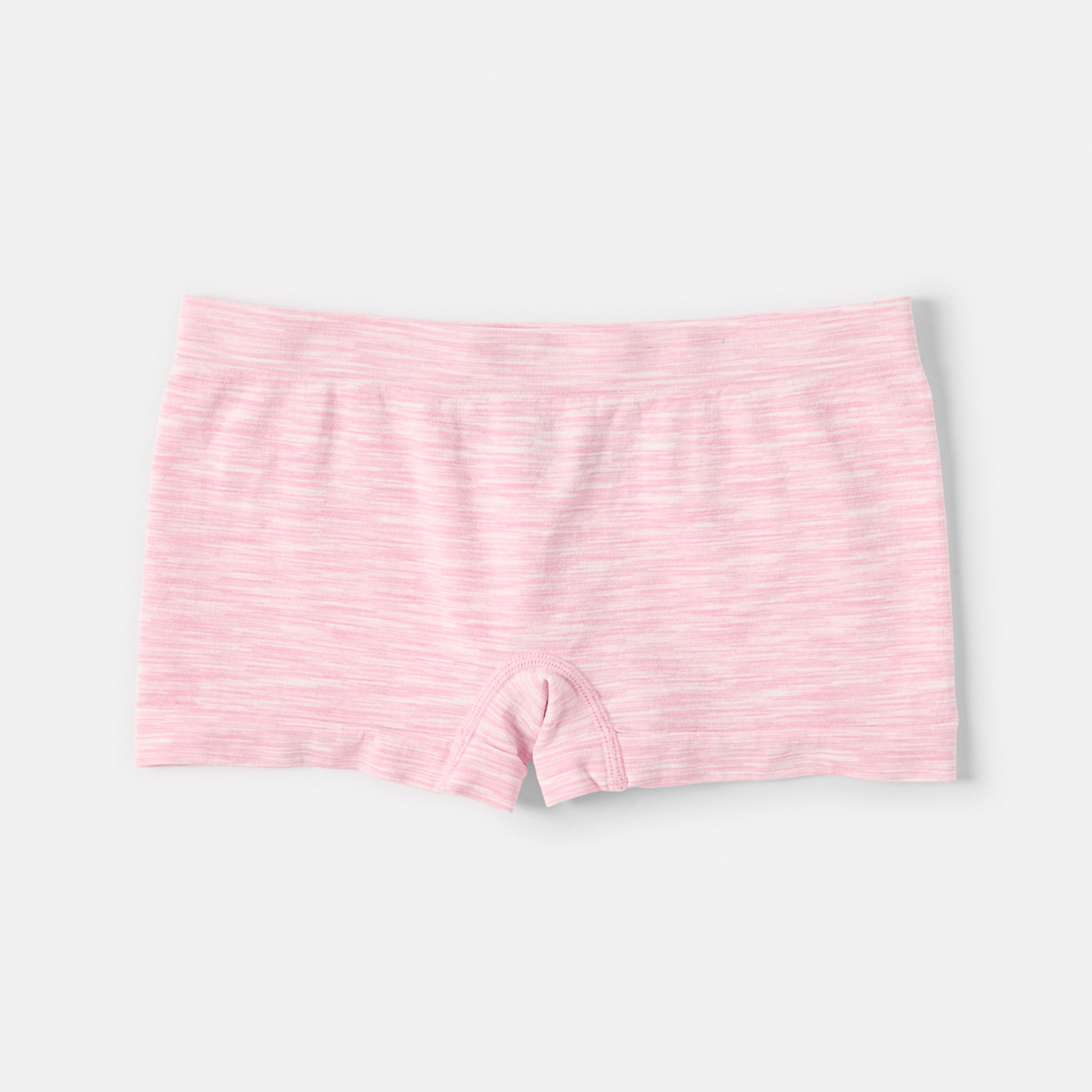 3 2 Pack Seamfree Shorties Pink Space Dye, 3 of 4