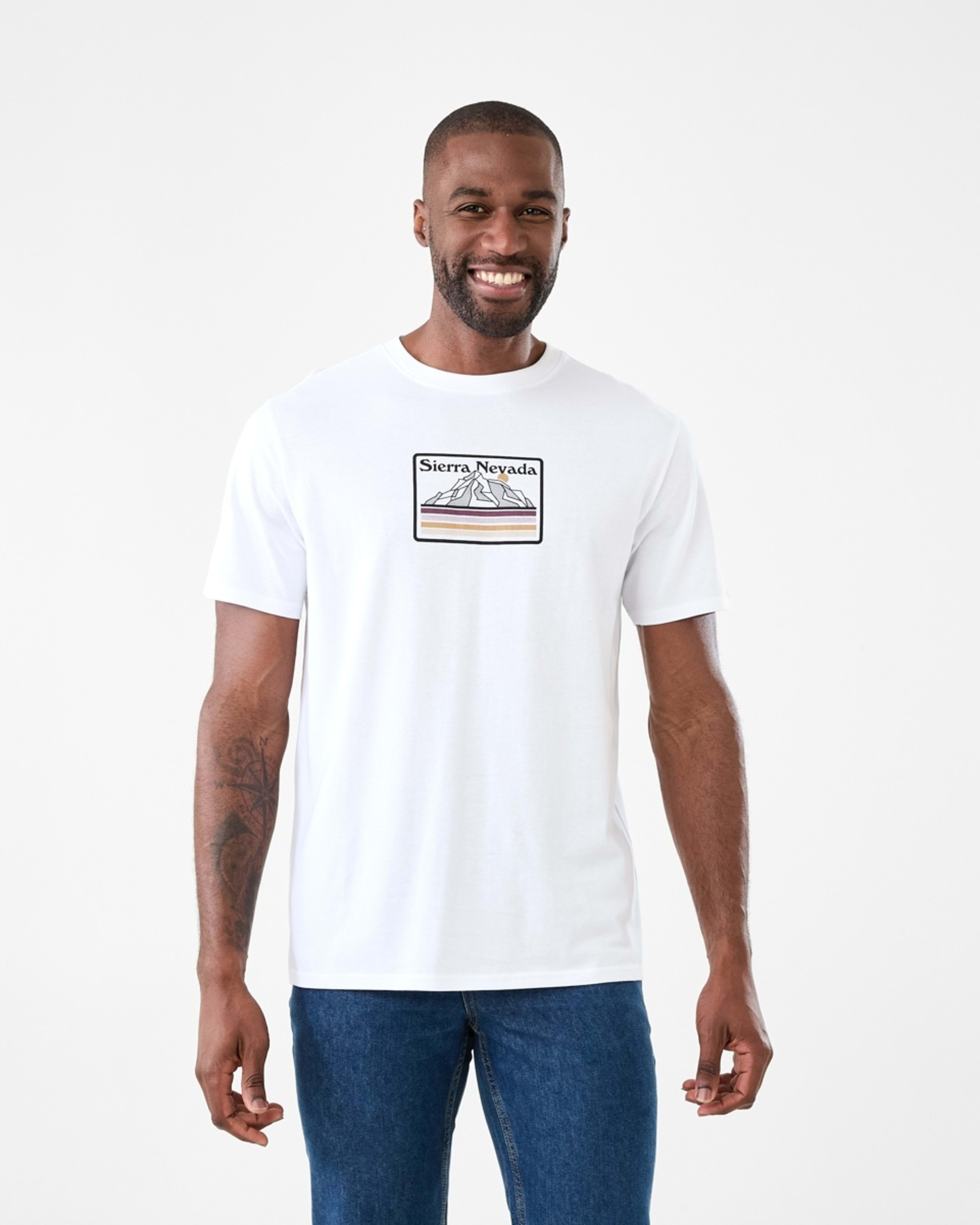 1 Print T-shirt White