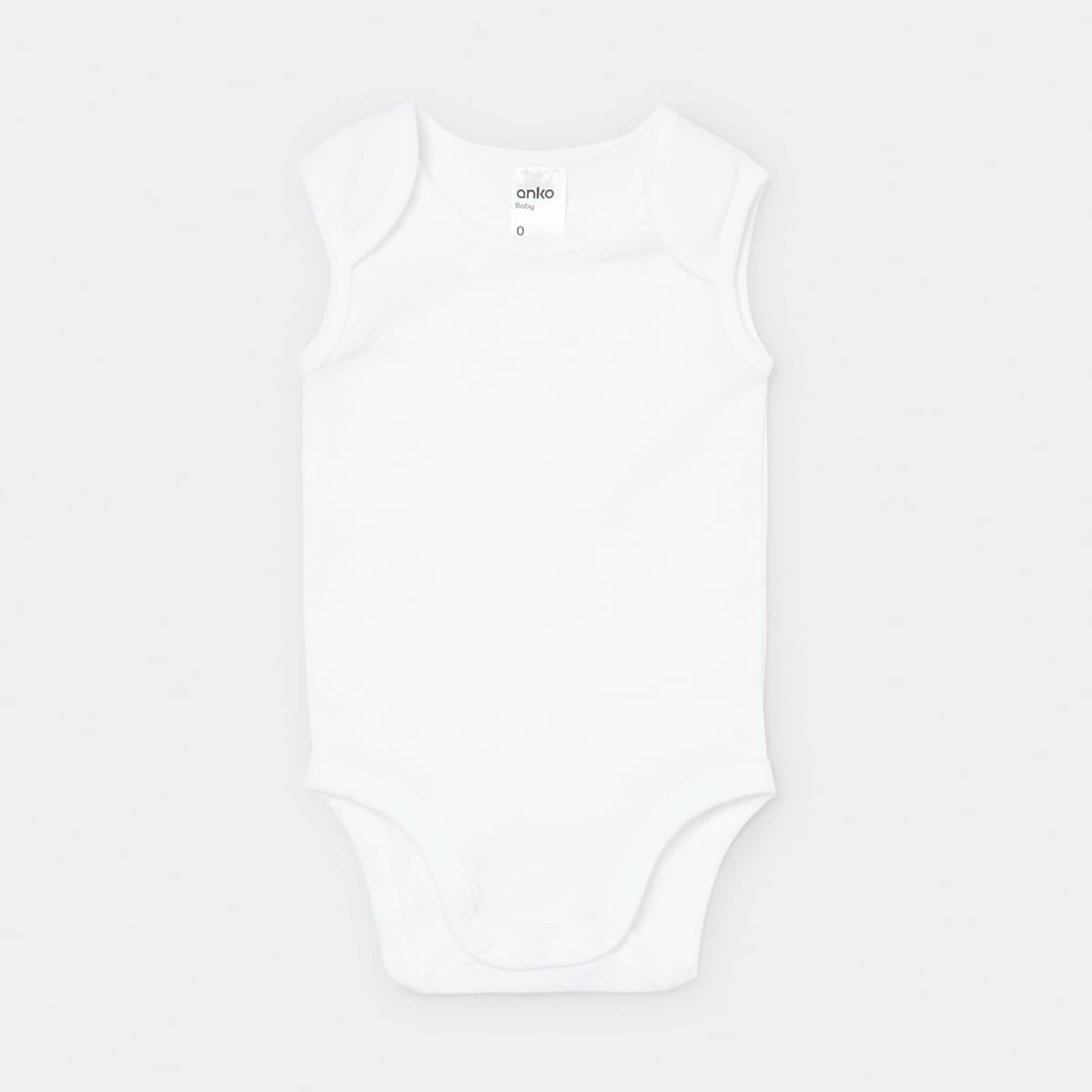 5 Pack Sleeveless Bodysuits Kmart