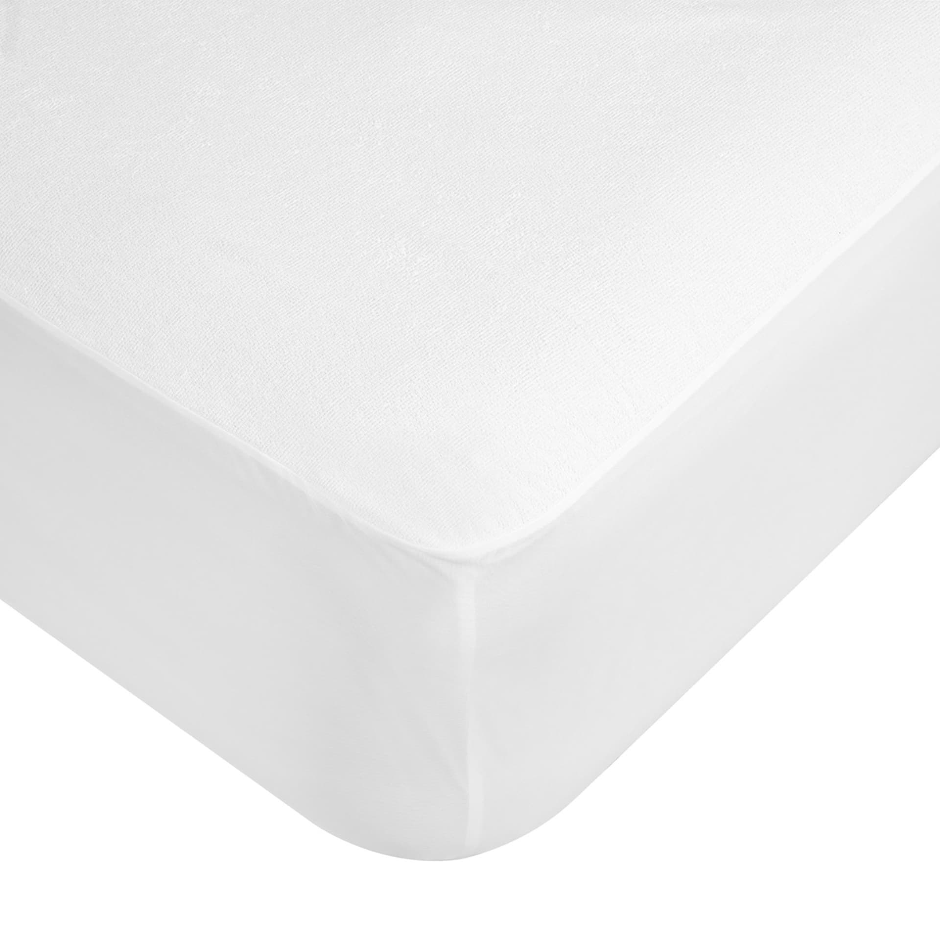 Waterproof Fitted Mattress Protector Single Bed, White Kmart NZ