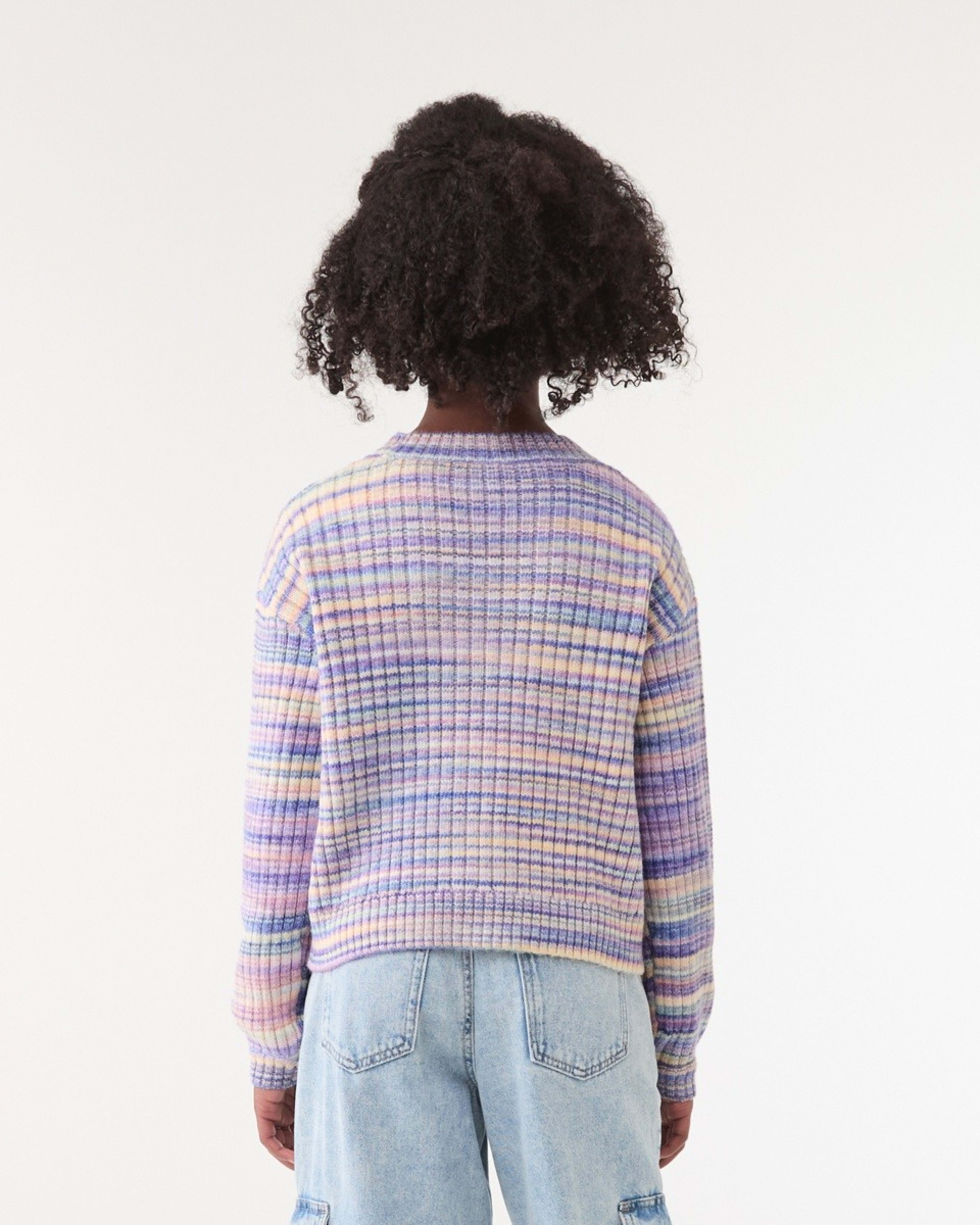 2 Button Through Cardigan Space Blue, 2 of 6