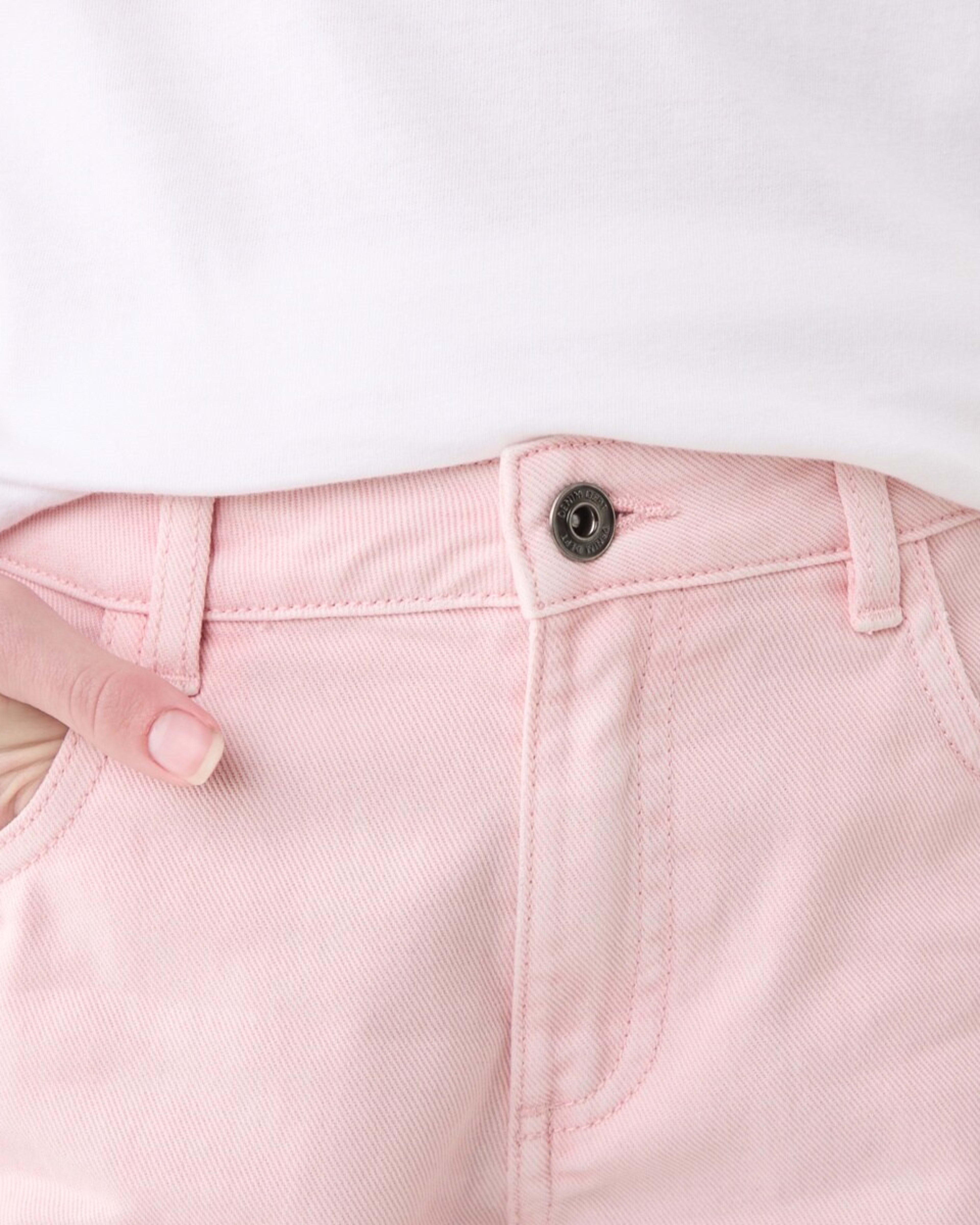 3 Relaxed Denim Shorts LIGHT PINK WASH, 3 of 6