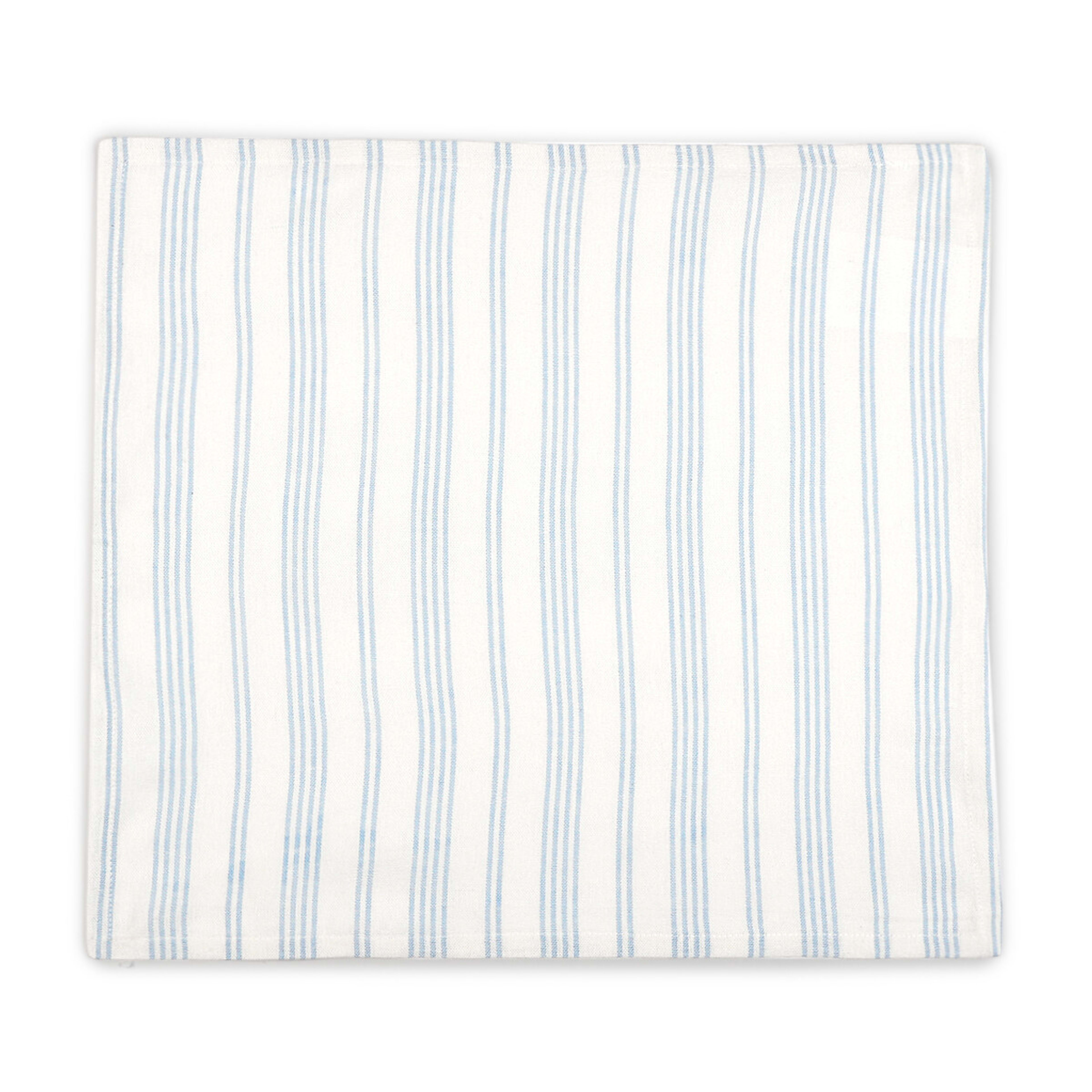 3 4 Pack Blue Stripe Napkins, 3 of 5