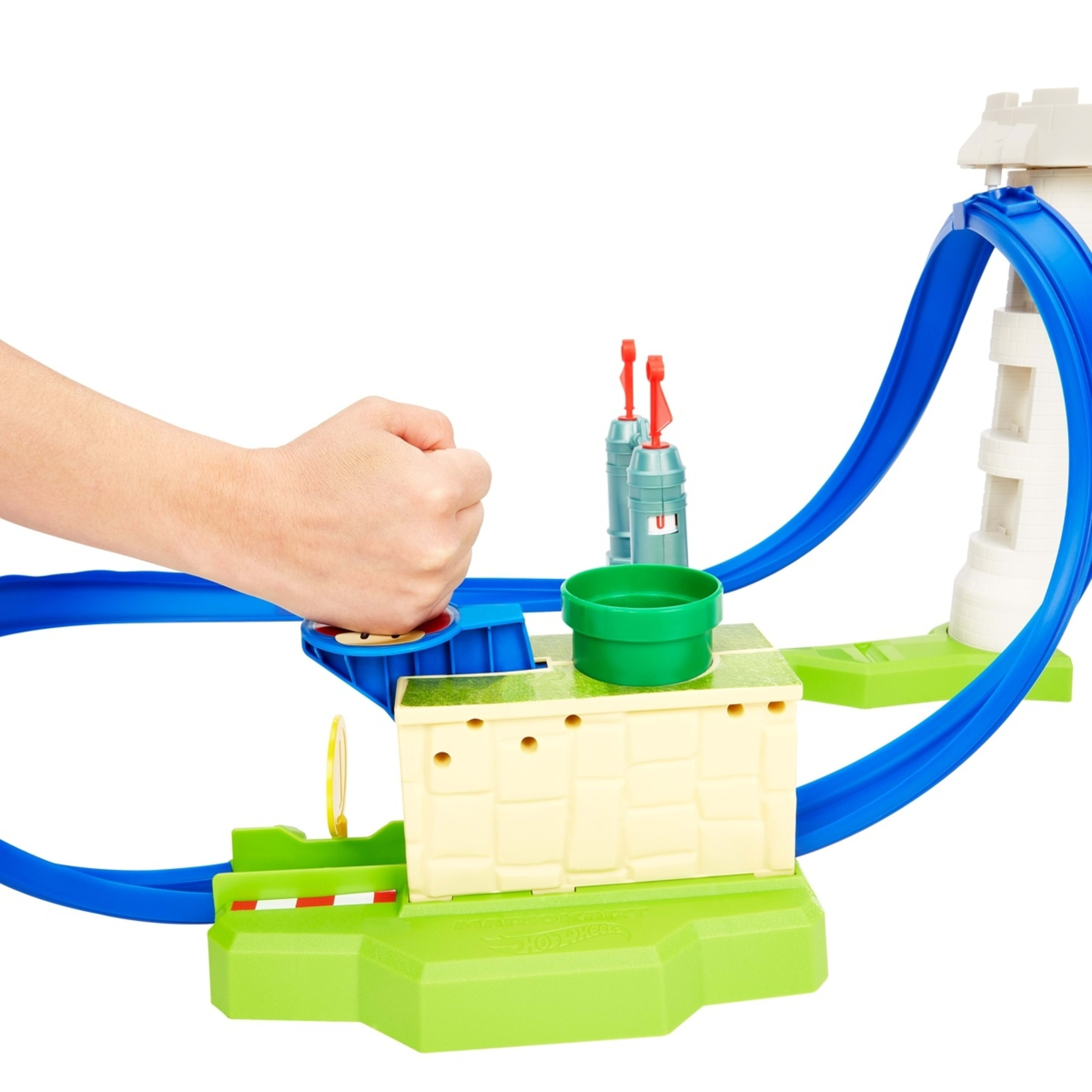 4 Hot Wheels Mario Kart Circuit Slam Track Set, 4 of 8
