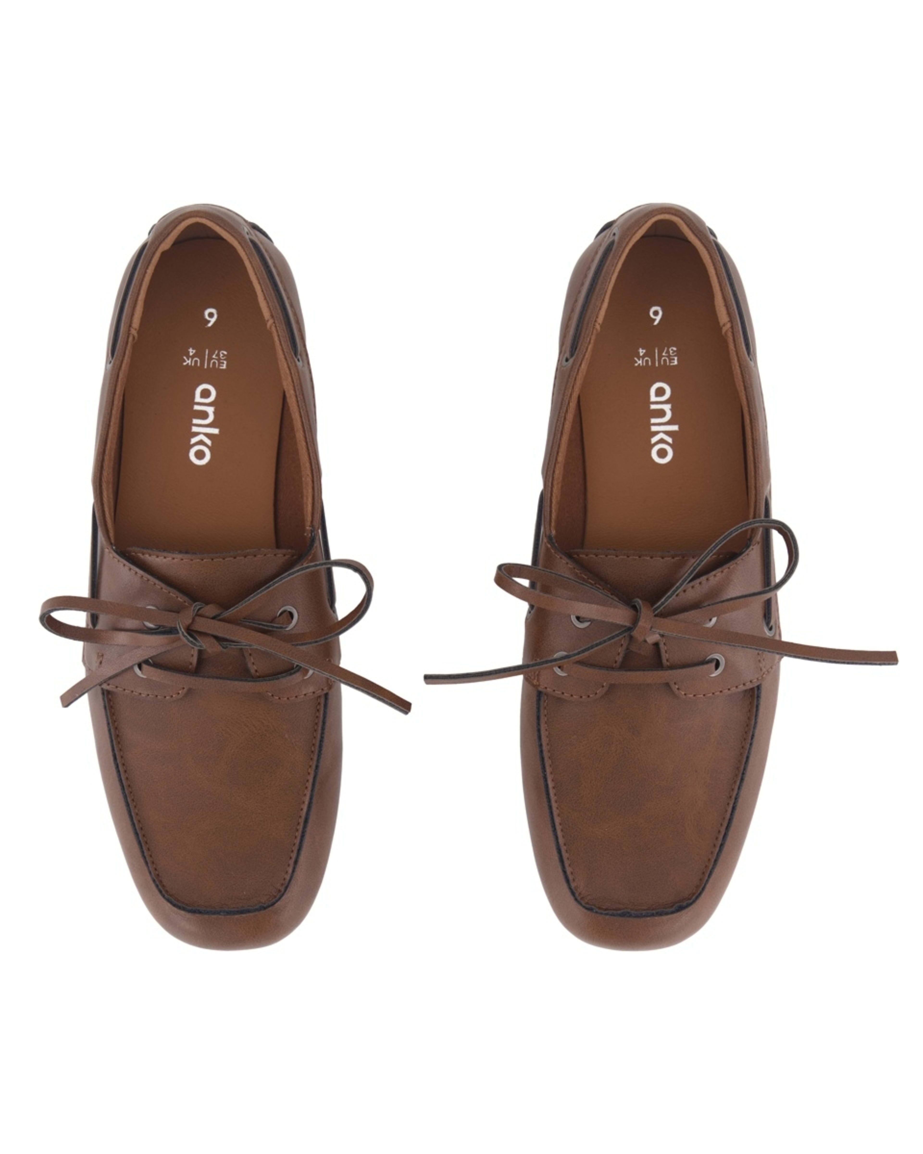 2 Boat Shoe Flats DARKER TAN, 2 of 3