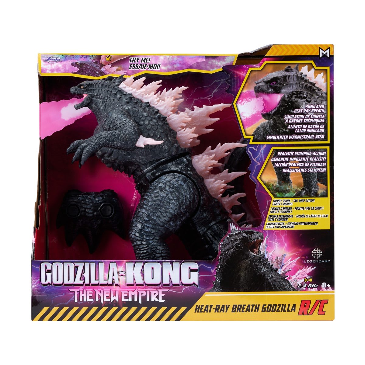 Godzilla Kong The New Empire Monsterverse Remote Control Heat Ray Breath Godzilla Toy