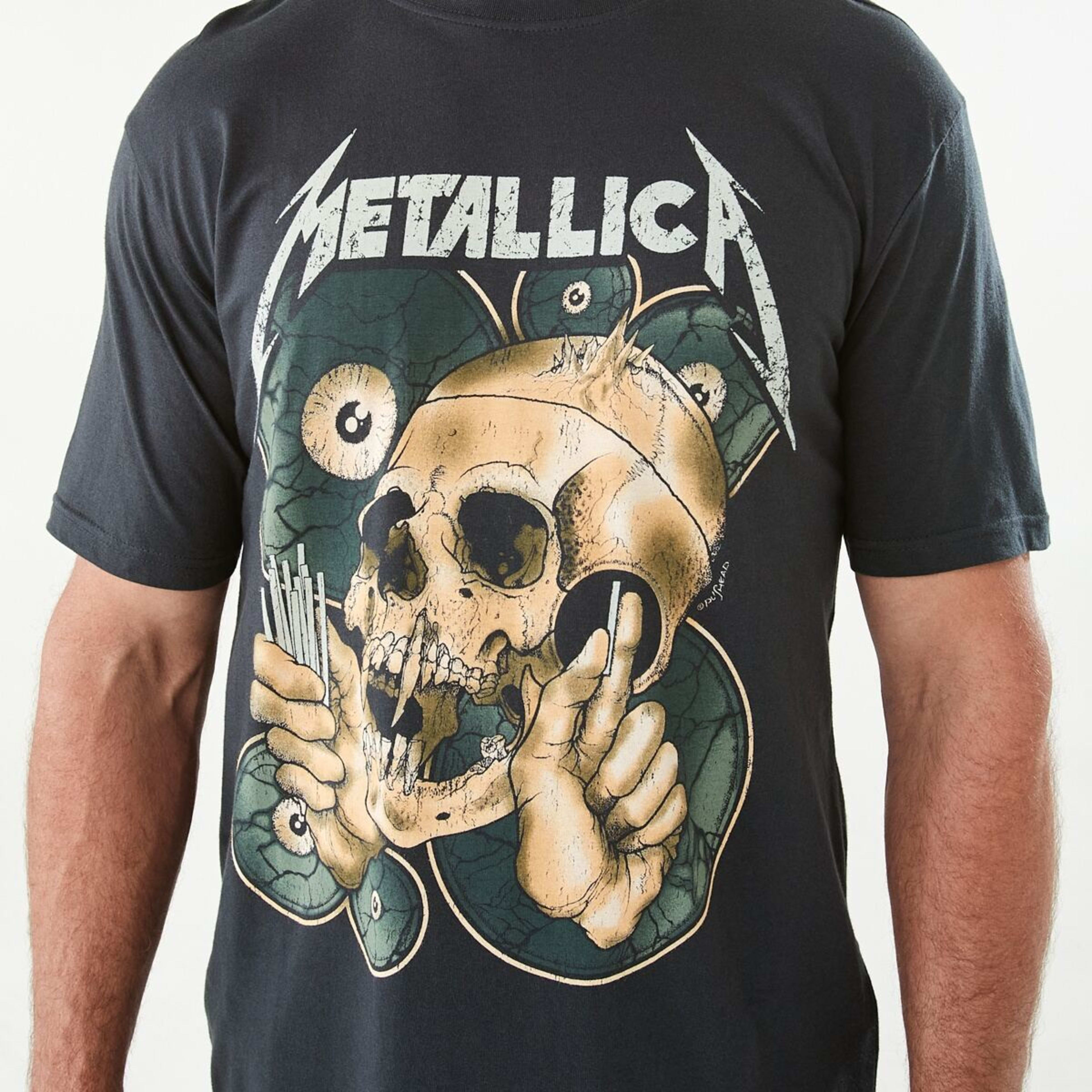 5 Metallica License T-shirt Oyster Black, 5 of 5