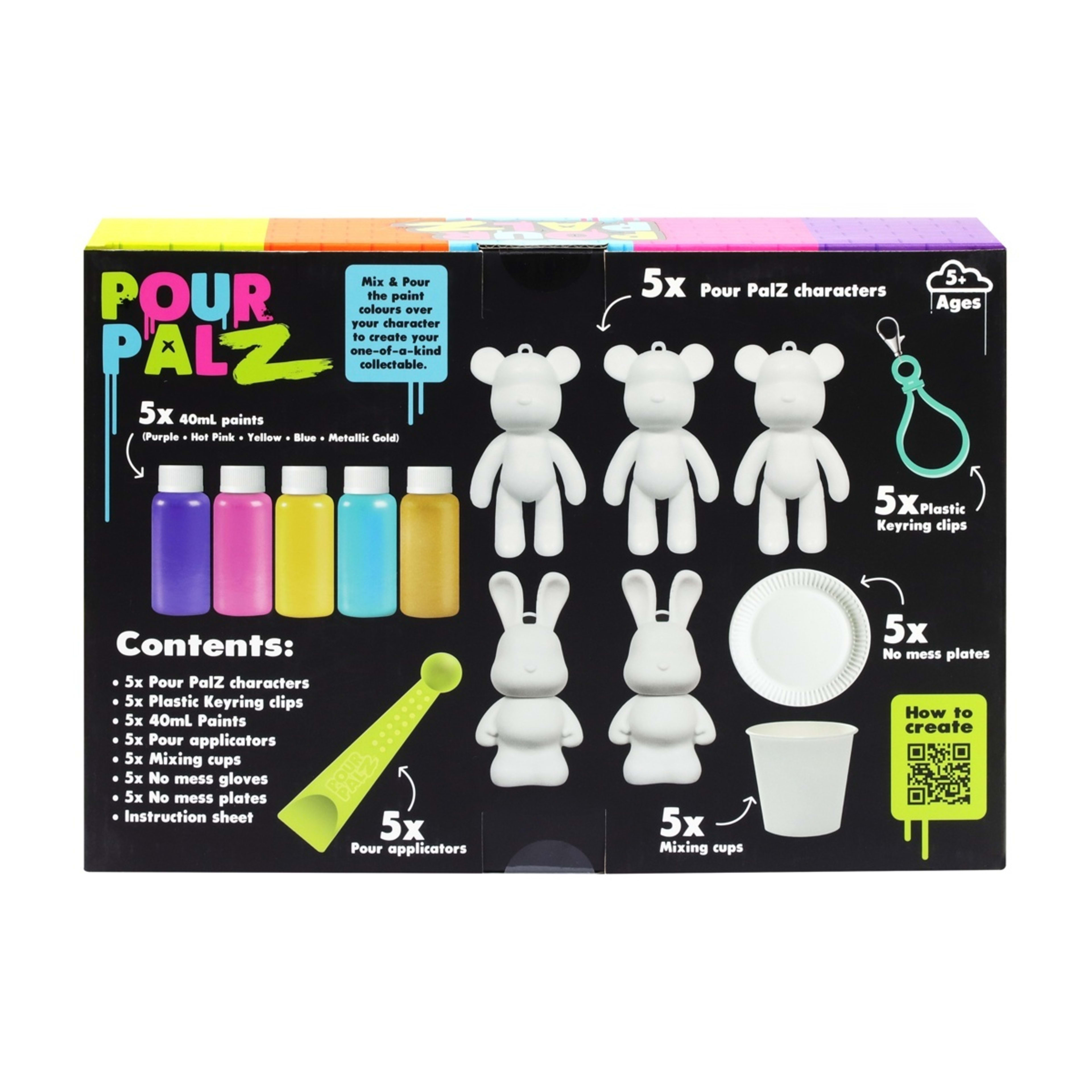 10 Pour Palz Keyring Party Pack, 10 of 10