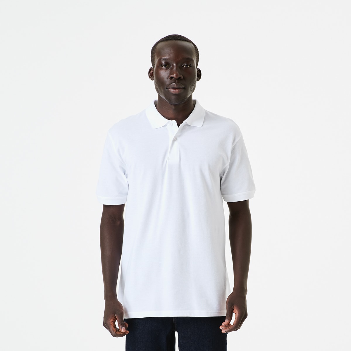 Black polo 2025 shirt kmart