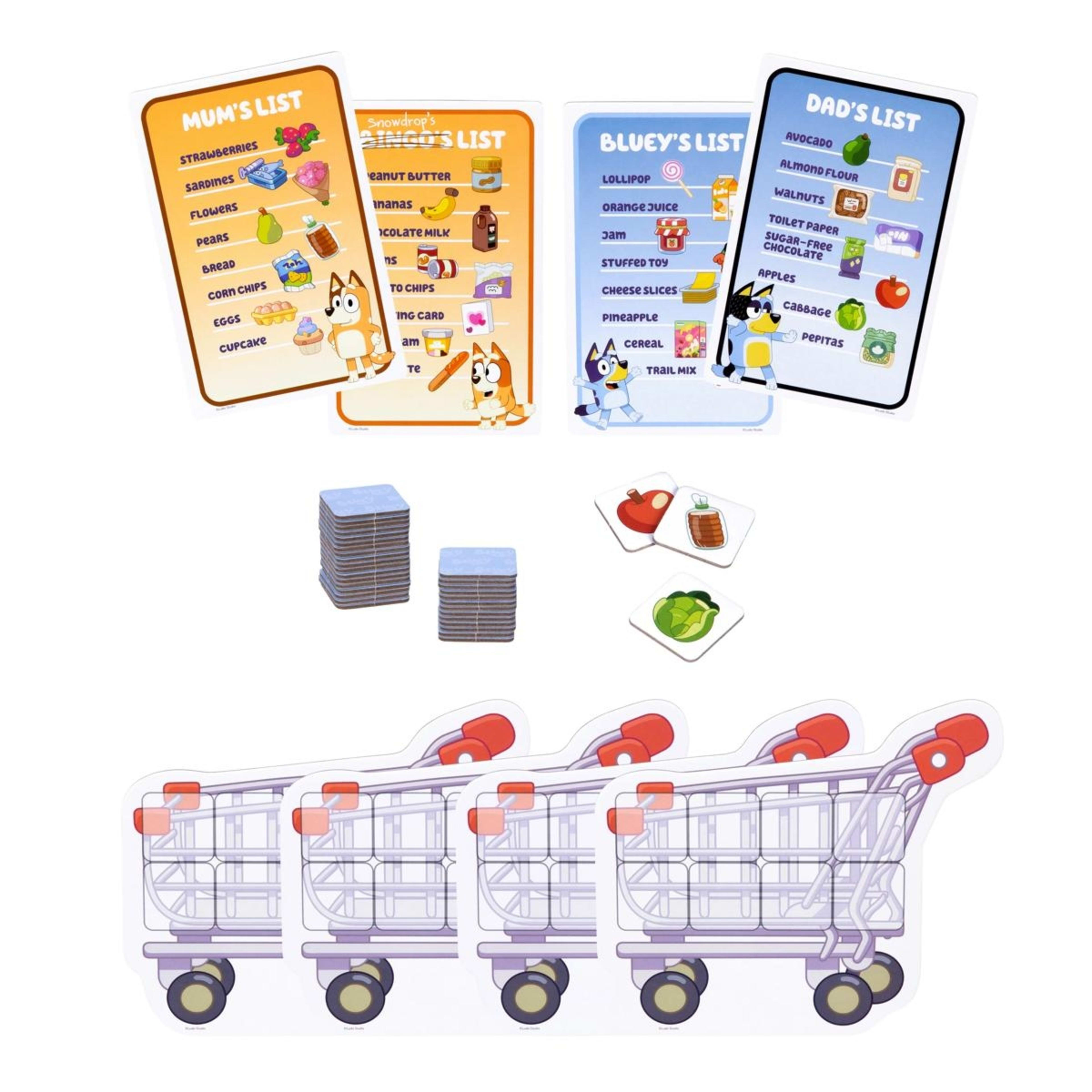 8 Orchard Toys Bluey Shopping List Fun Memory Game, 8 of 10