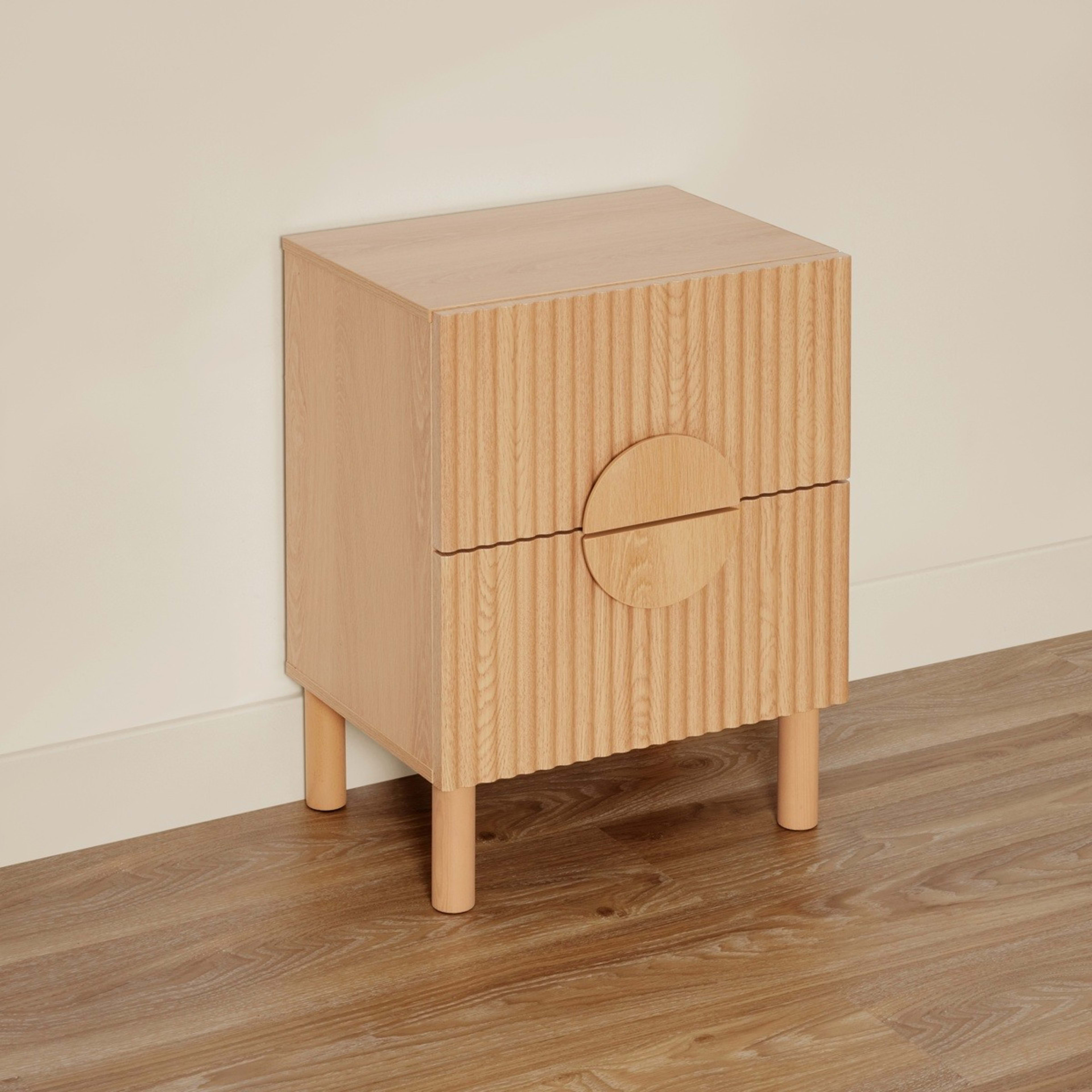 4 Ryan Ribbed Bedside Table, 4 of 7