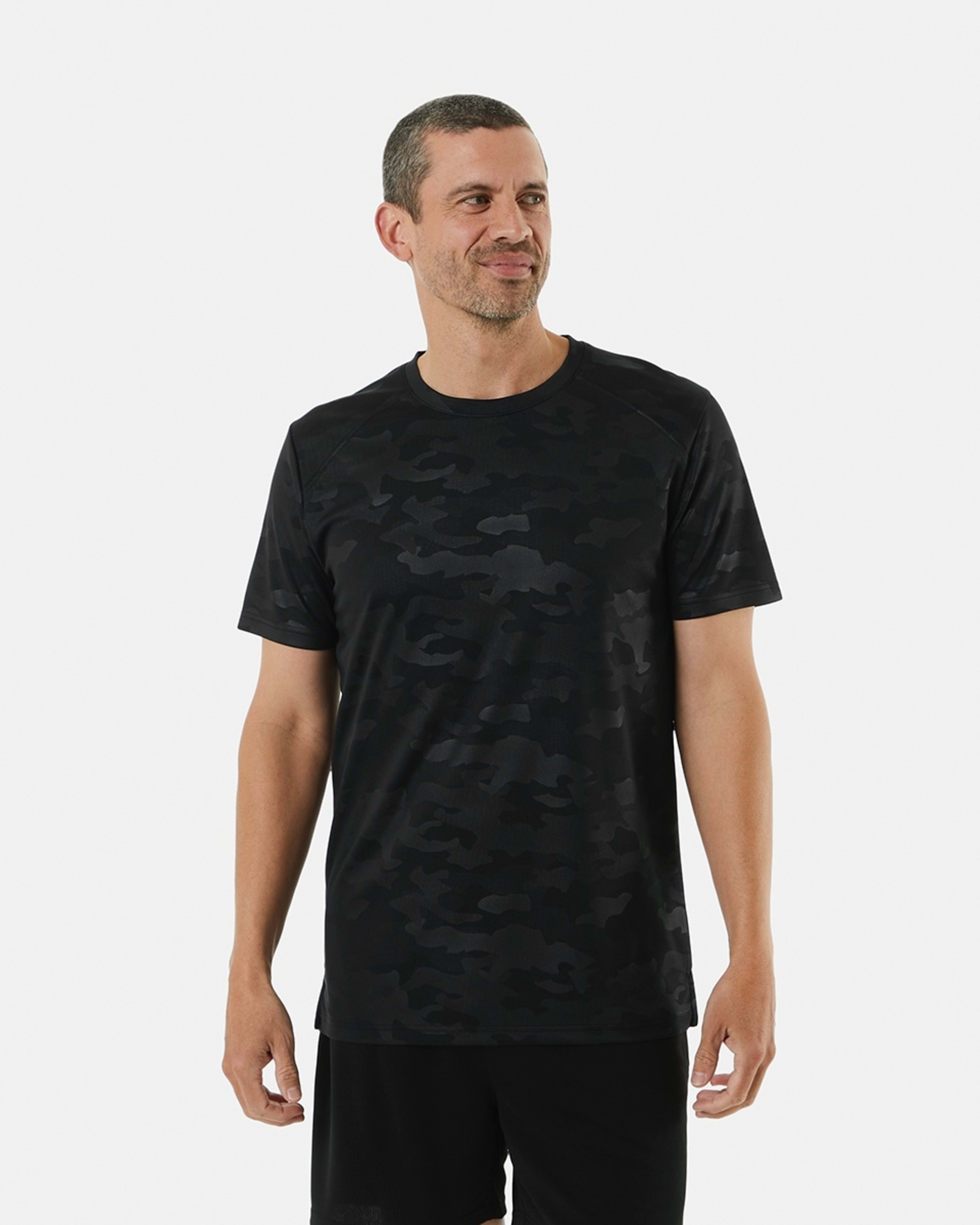 1 Active Mens Printed T-shirt Tonal Camo, 1 of 5