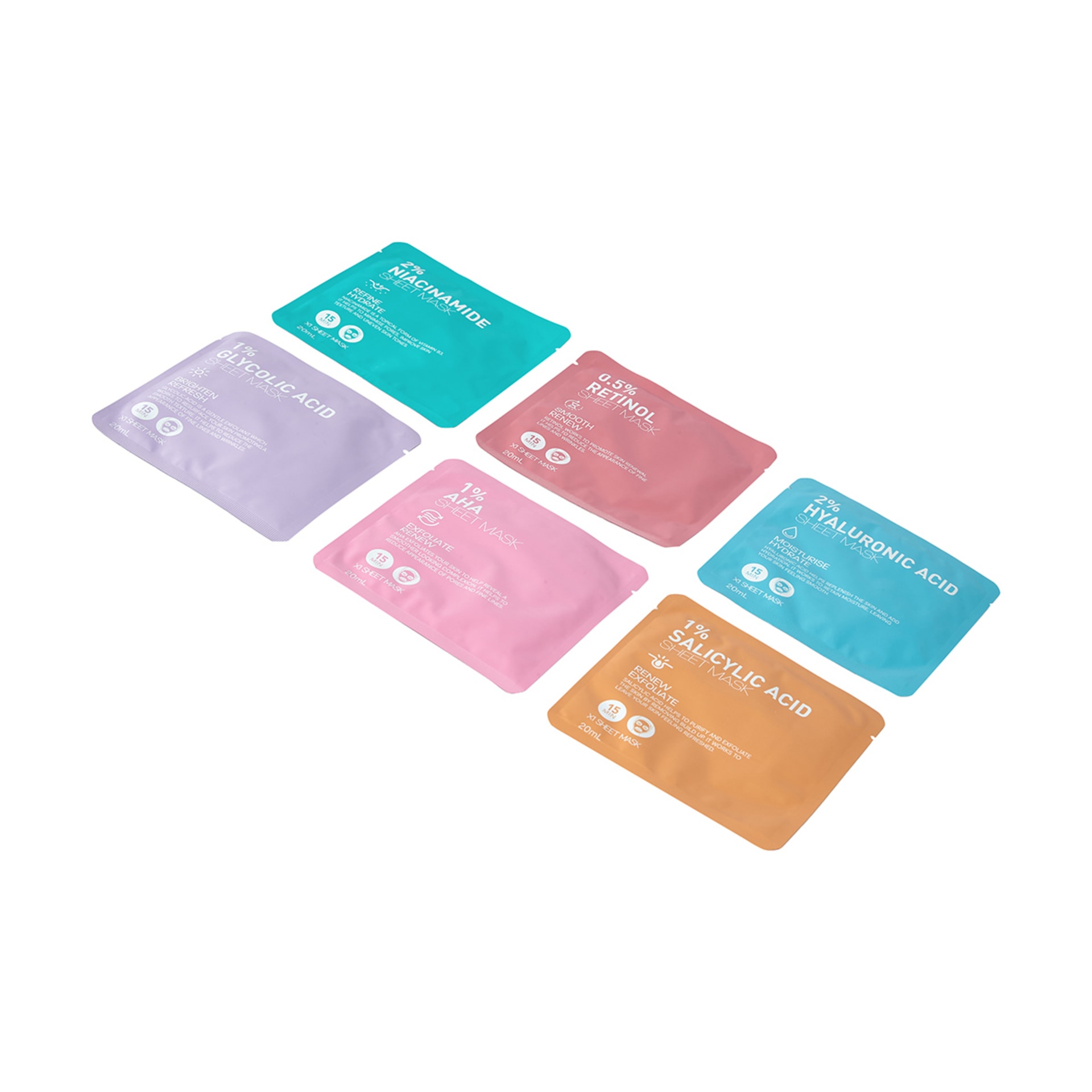 6 Pack Multi Masking Treatment Sheet Masks Kmart NZ