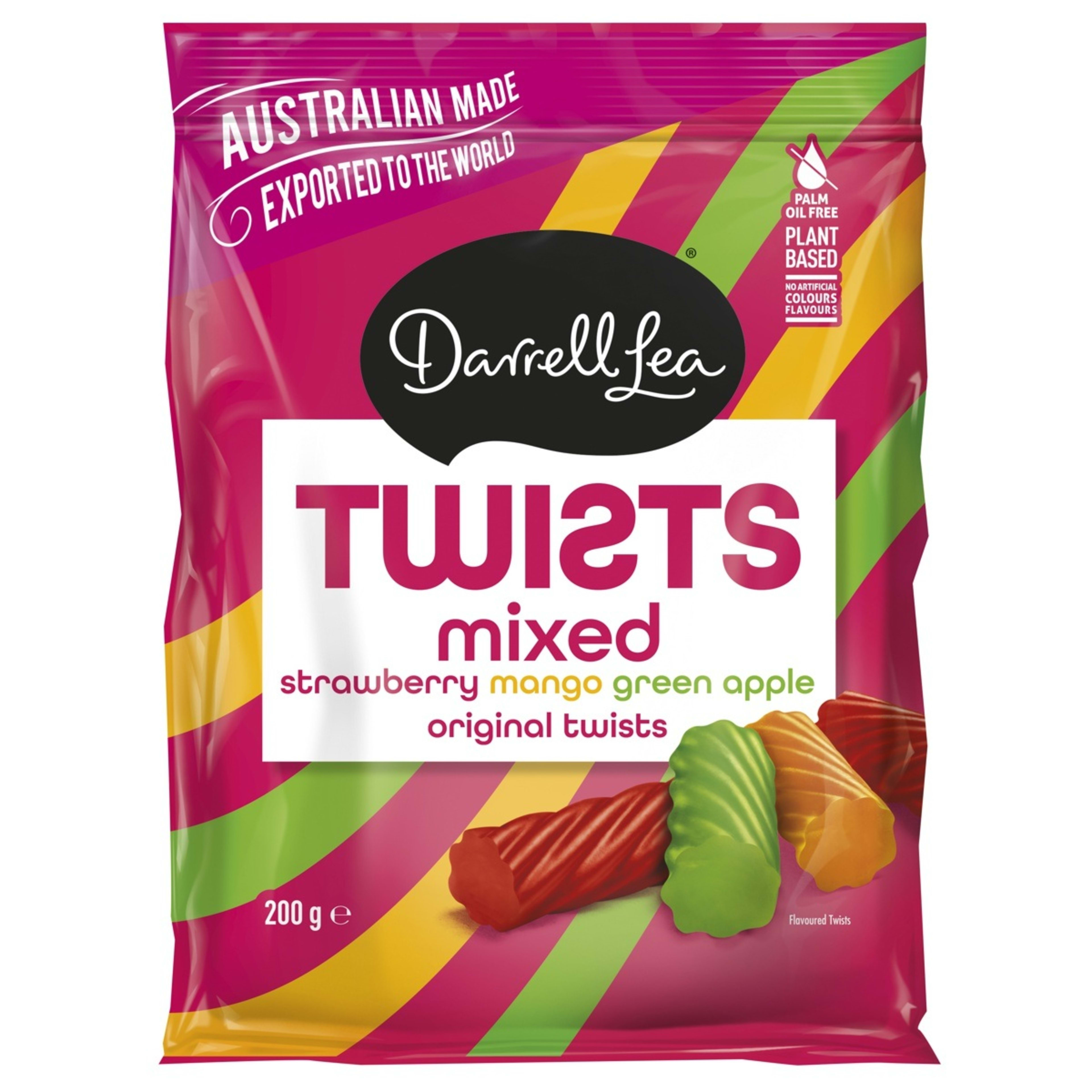 1 Darrell Lea Mixed Twists 200g