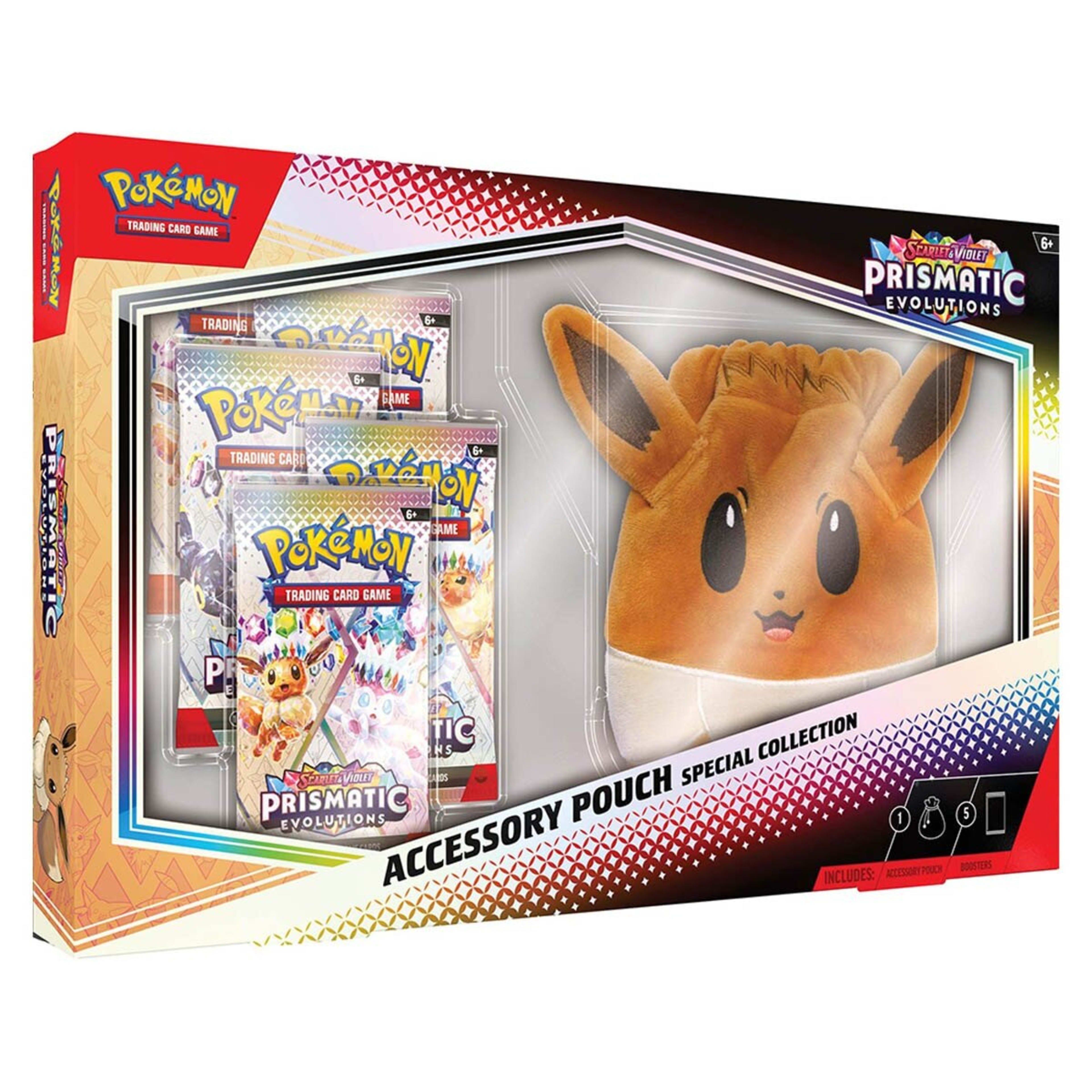 2 Pokemon Trading Card Game: Scarlet & Violet Prismatic Evolutions Accessory Pouch Special Collection, 2 of 5