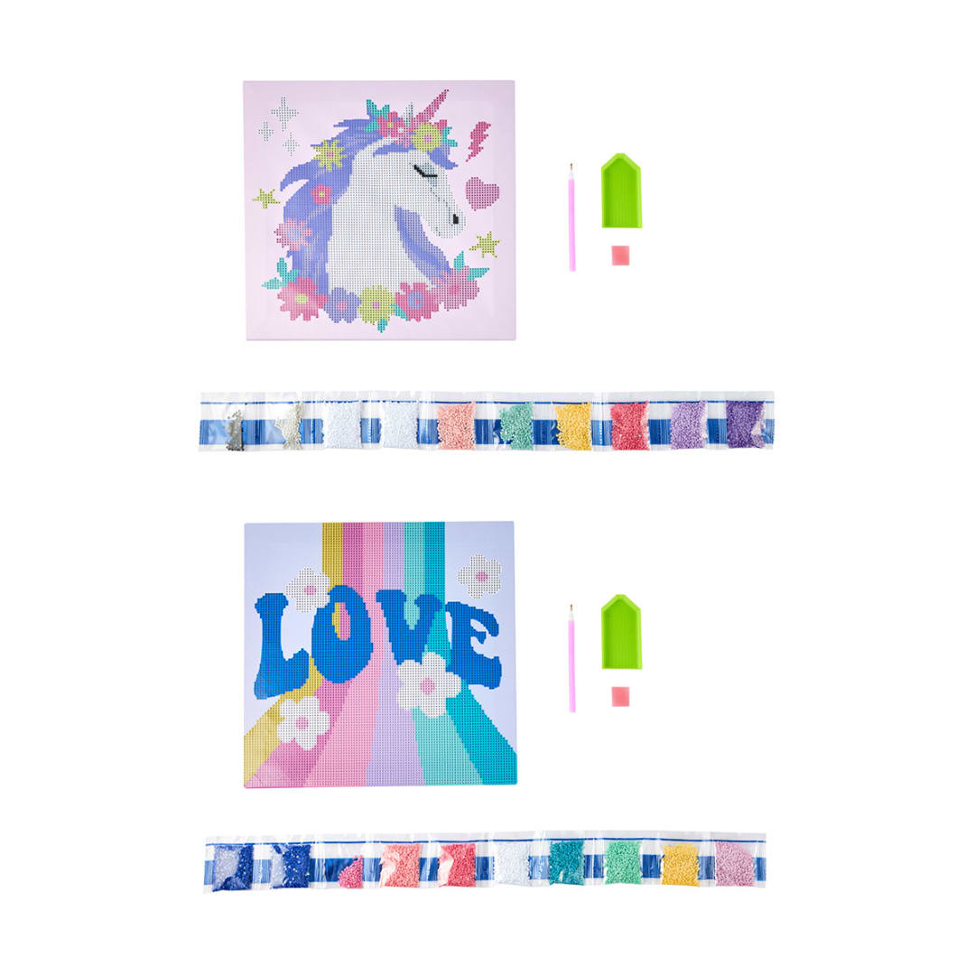 13 Piece Craft Gem Art Kit Assorted Kmart