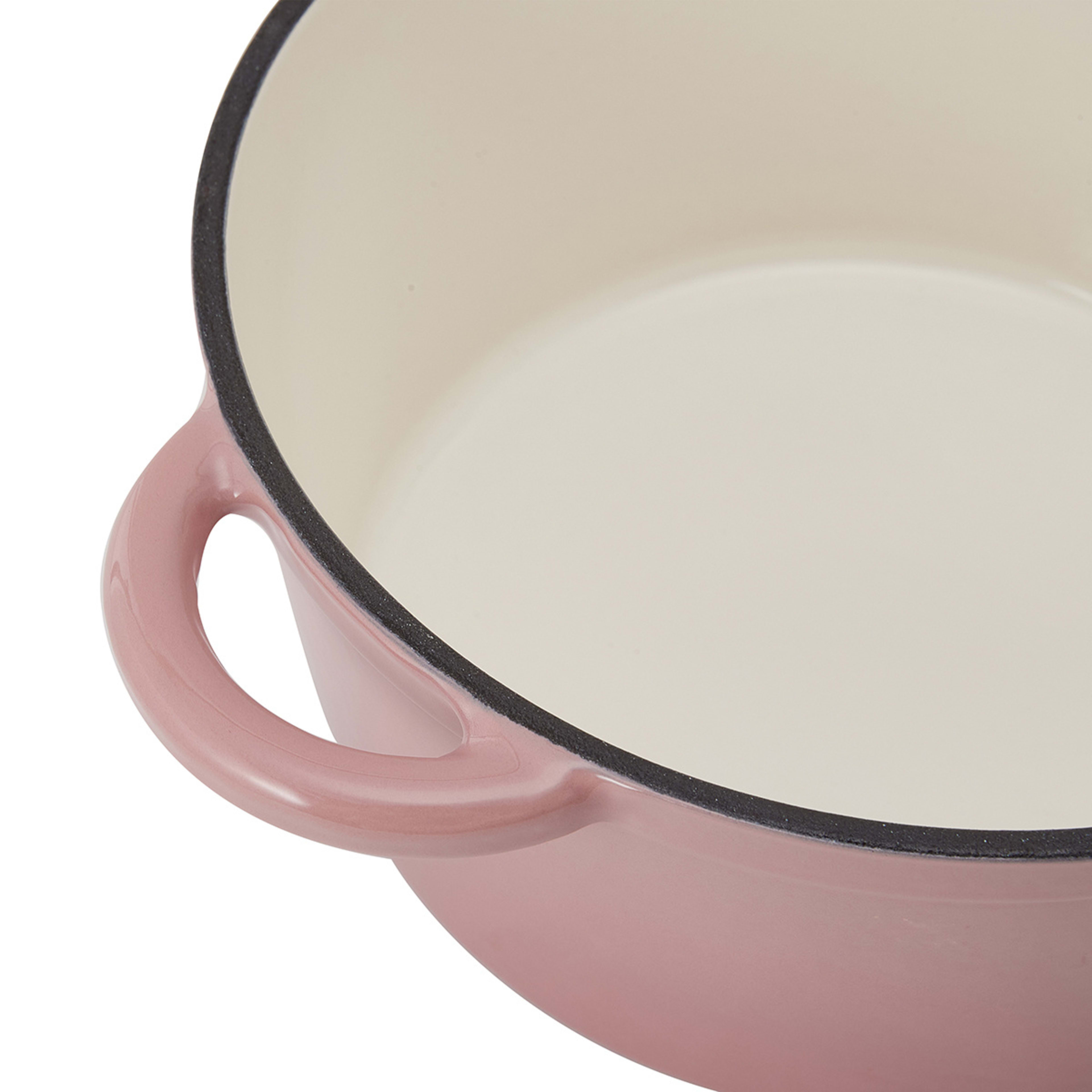 4L Cast Iron Casserole Blush Kmart