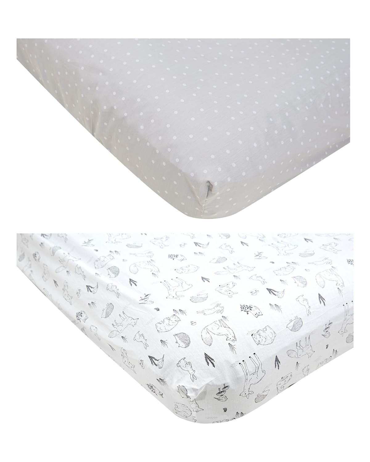 2 Pack Organic Cotton Fitted Cot Sheets - Kmart