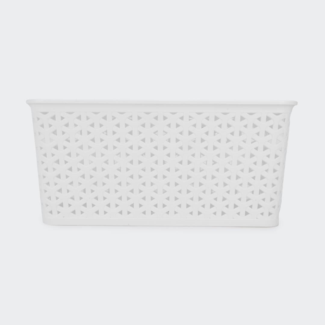 Storage Container with Lid Small White Kmart