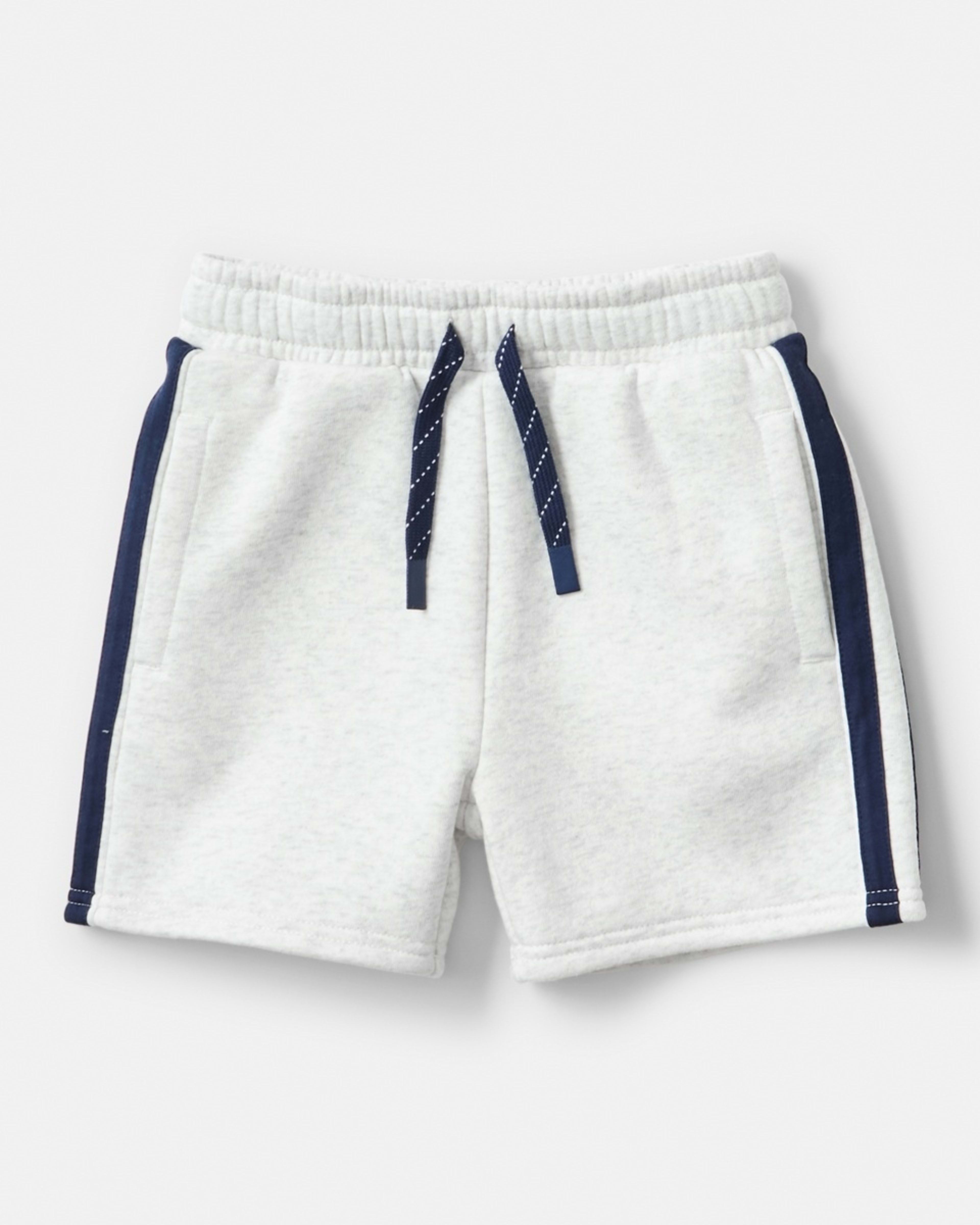 8 Stripe Knit Shorts Wht Marle, 8 of 9