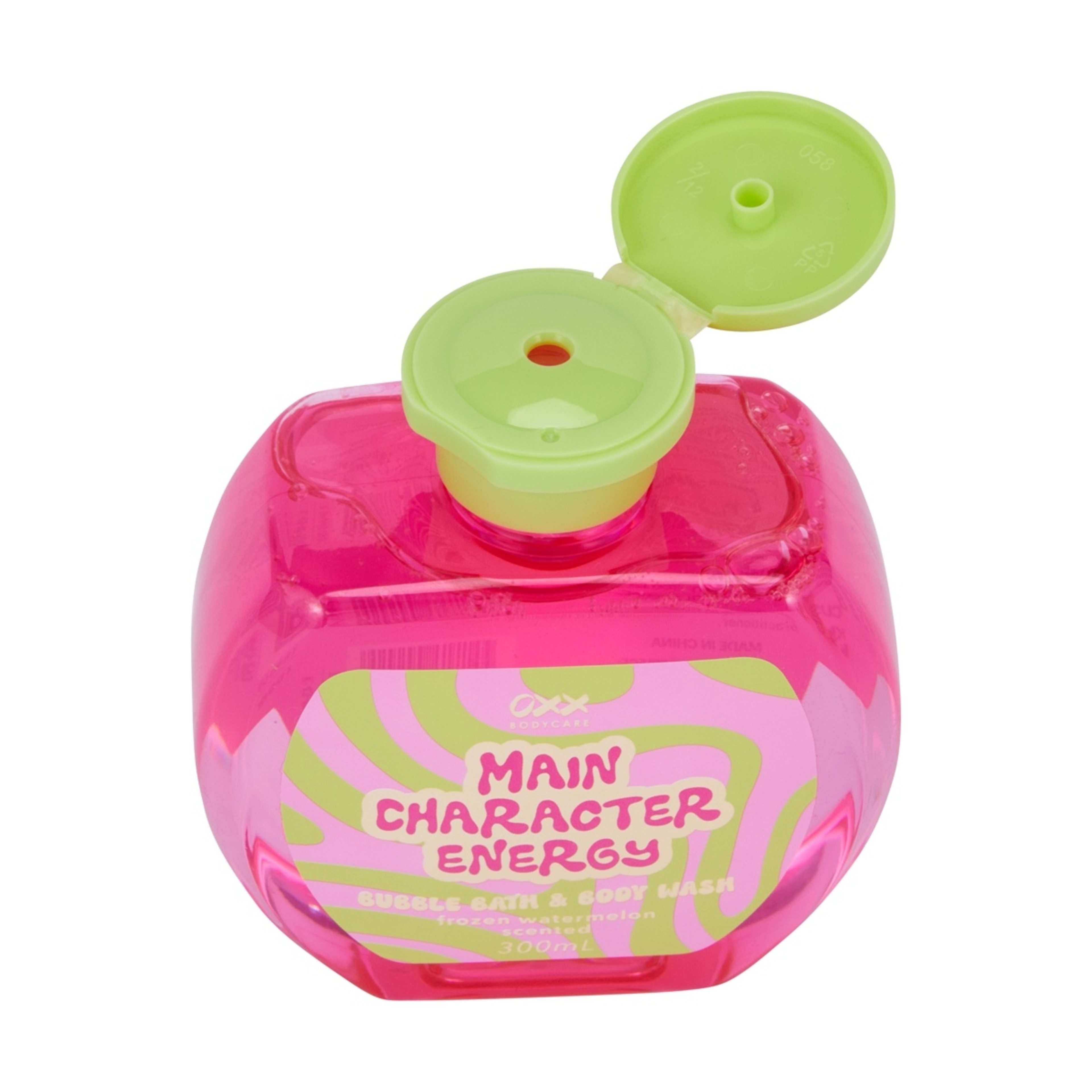 4 OXX Bodycare Main Character Energy Bubble Bath & Body Wash 300ml - Frozen Watermelon Scented, 4 of 5