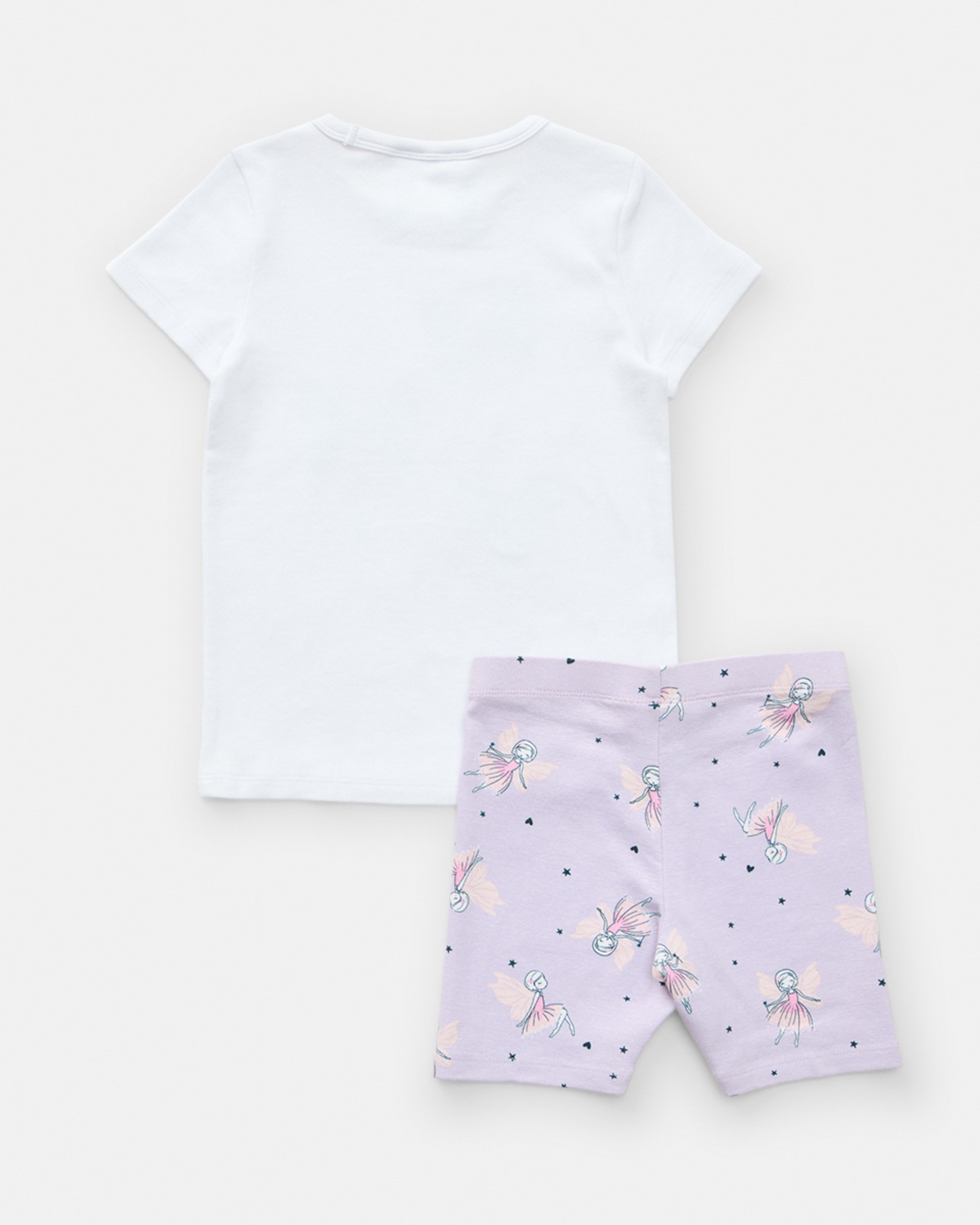 8 Short Sleeve Skinny Rib Knit Pyjama Set Fairieswte, 8 of 10