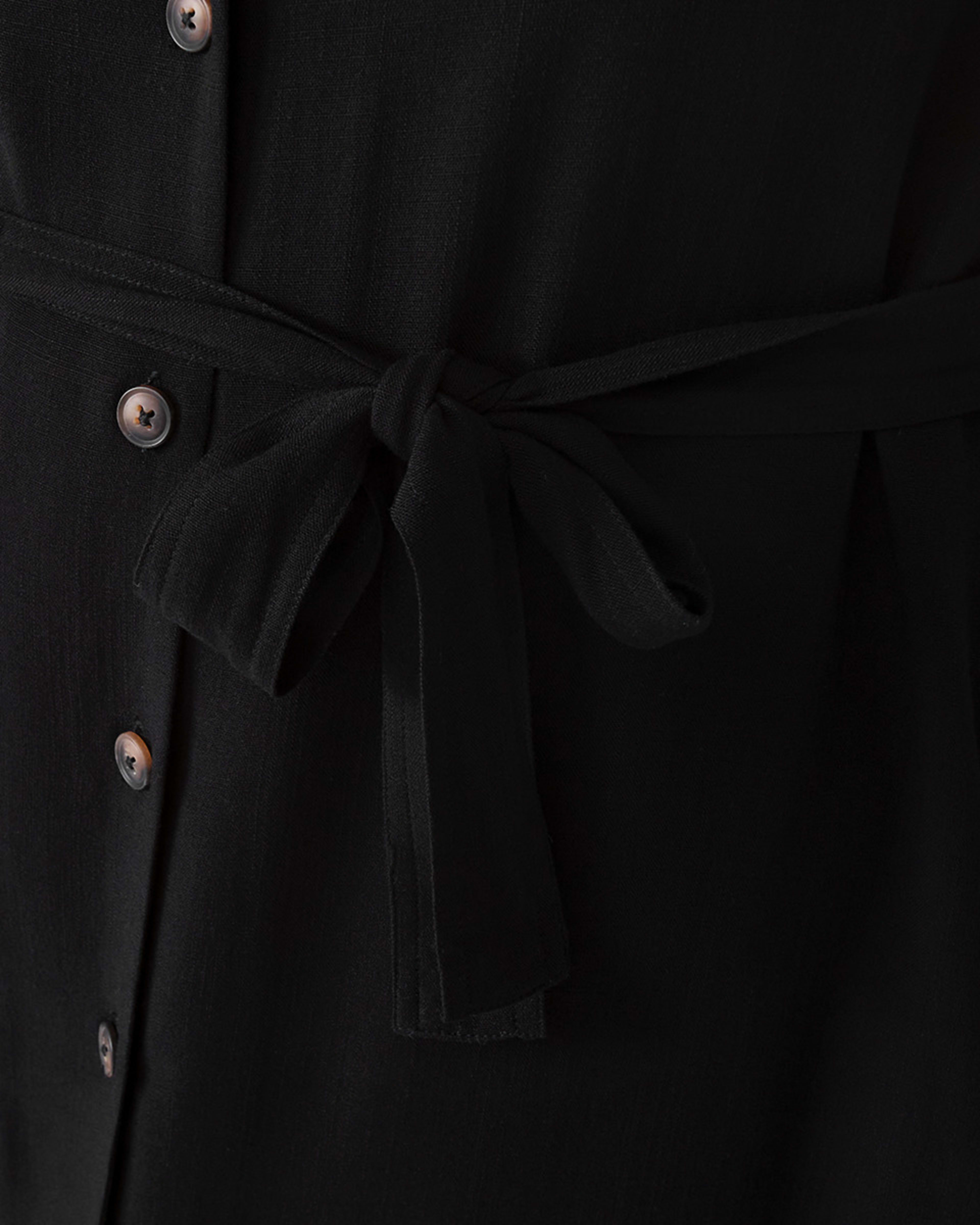 Curve Short Sleeve Tie Midi Dress - Kmart NZ