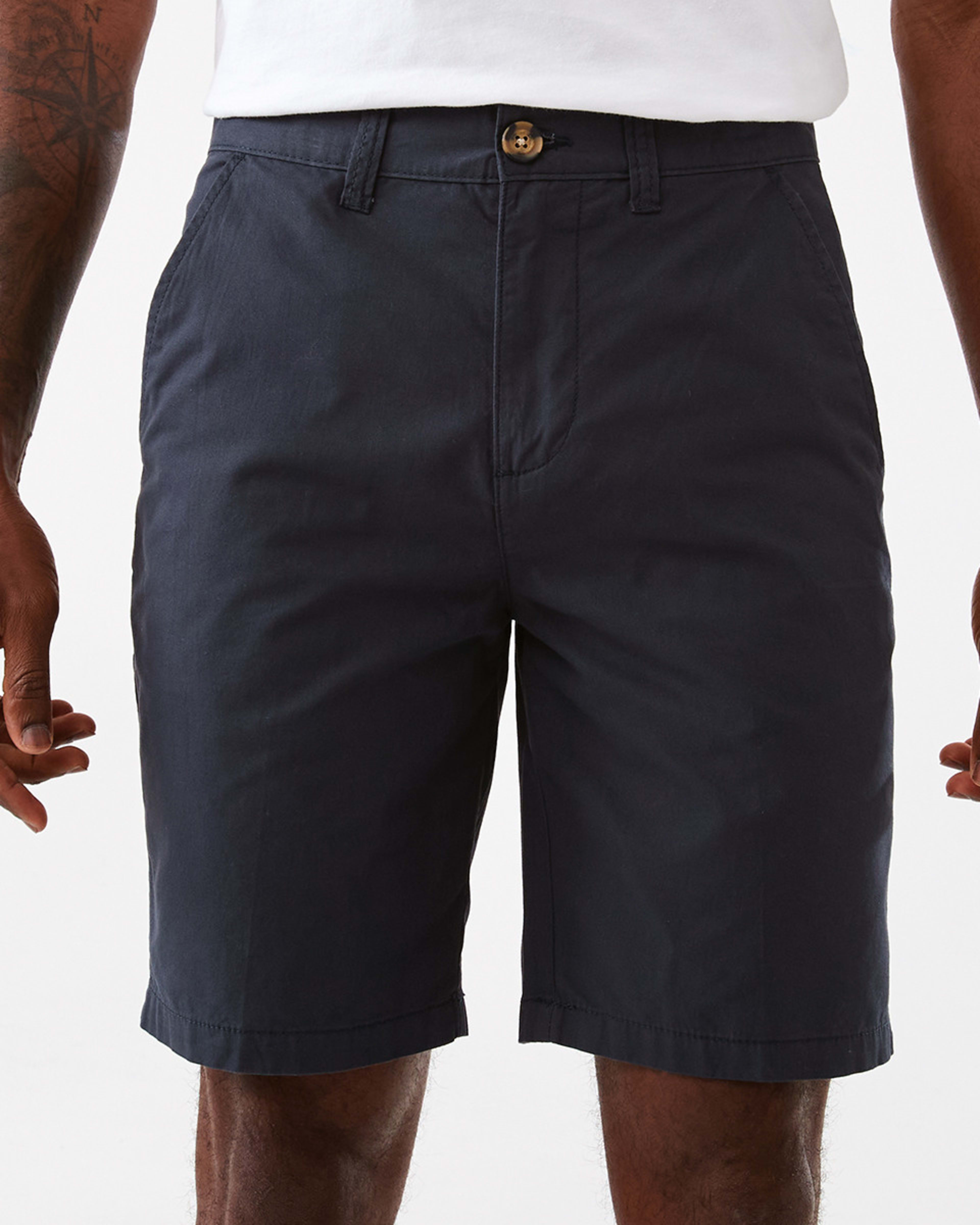1 Fixed Waist Regular Chino Shorts Paris Blu, 1 of 6