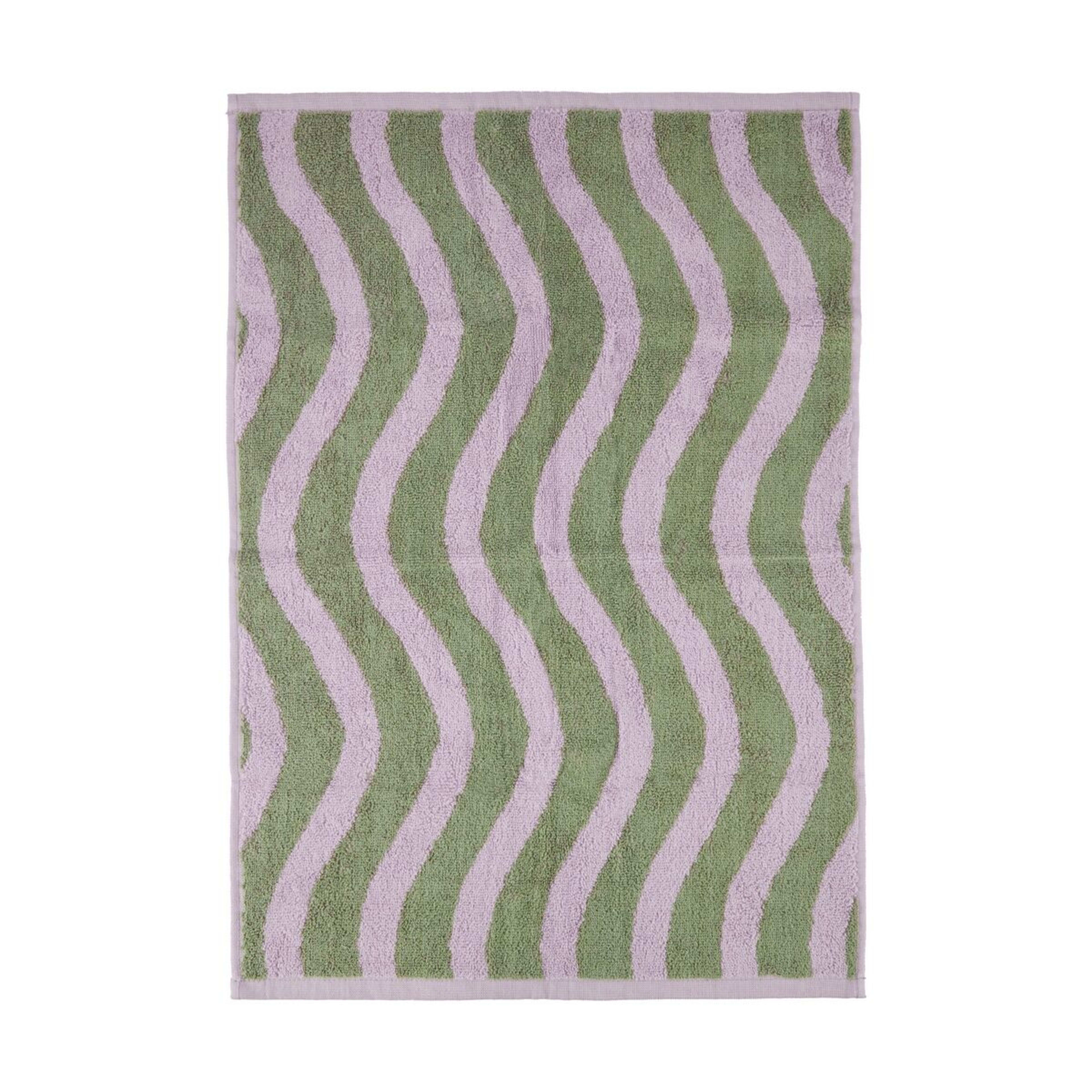 3 Lilac Wave Cotton Hand Towel, 3 of 6