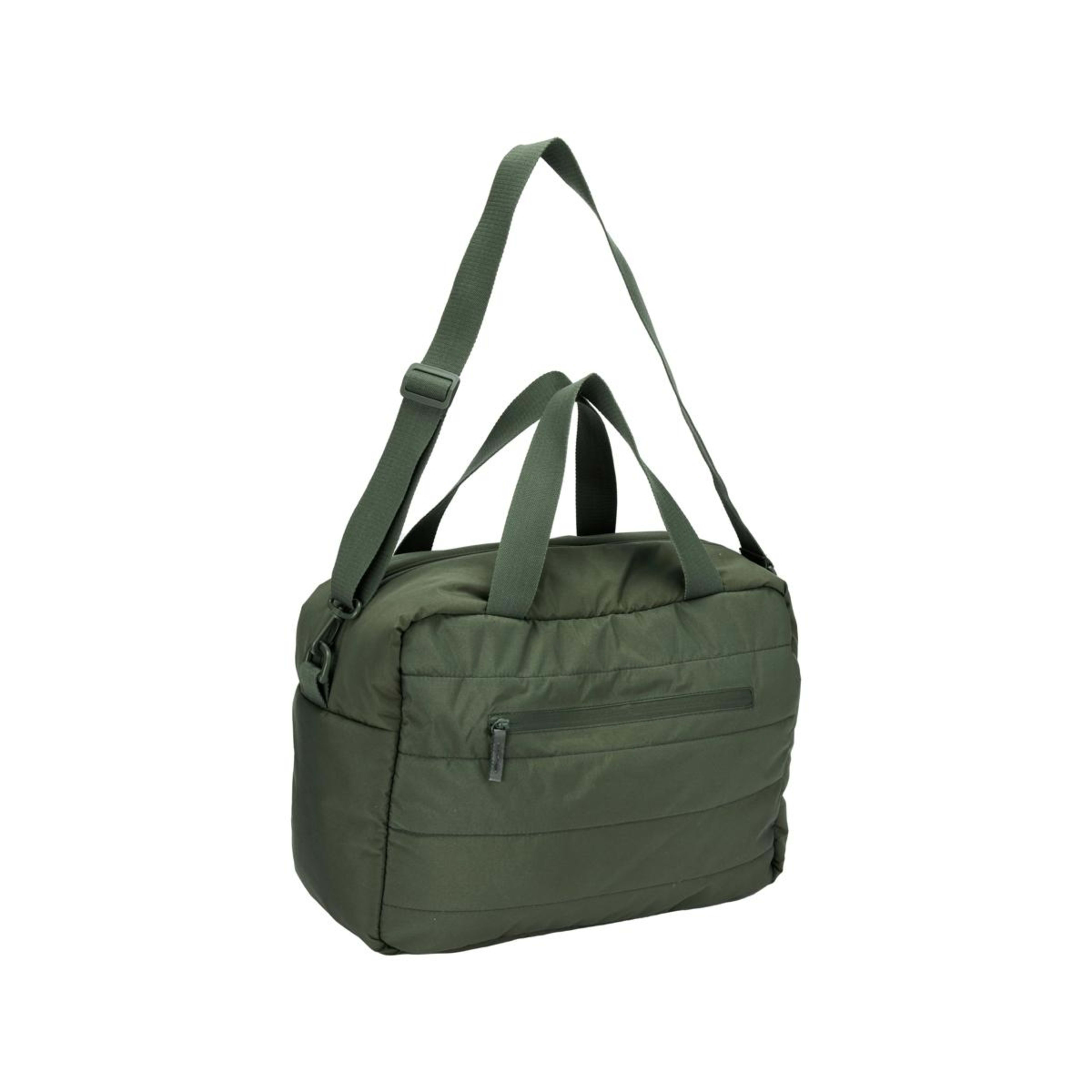 1 Quilted Nappy Bag - Green, 1 of 7