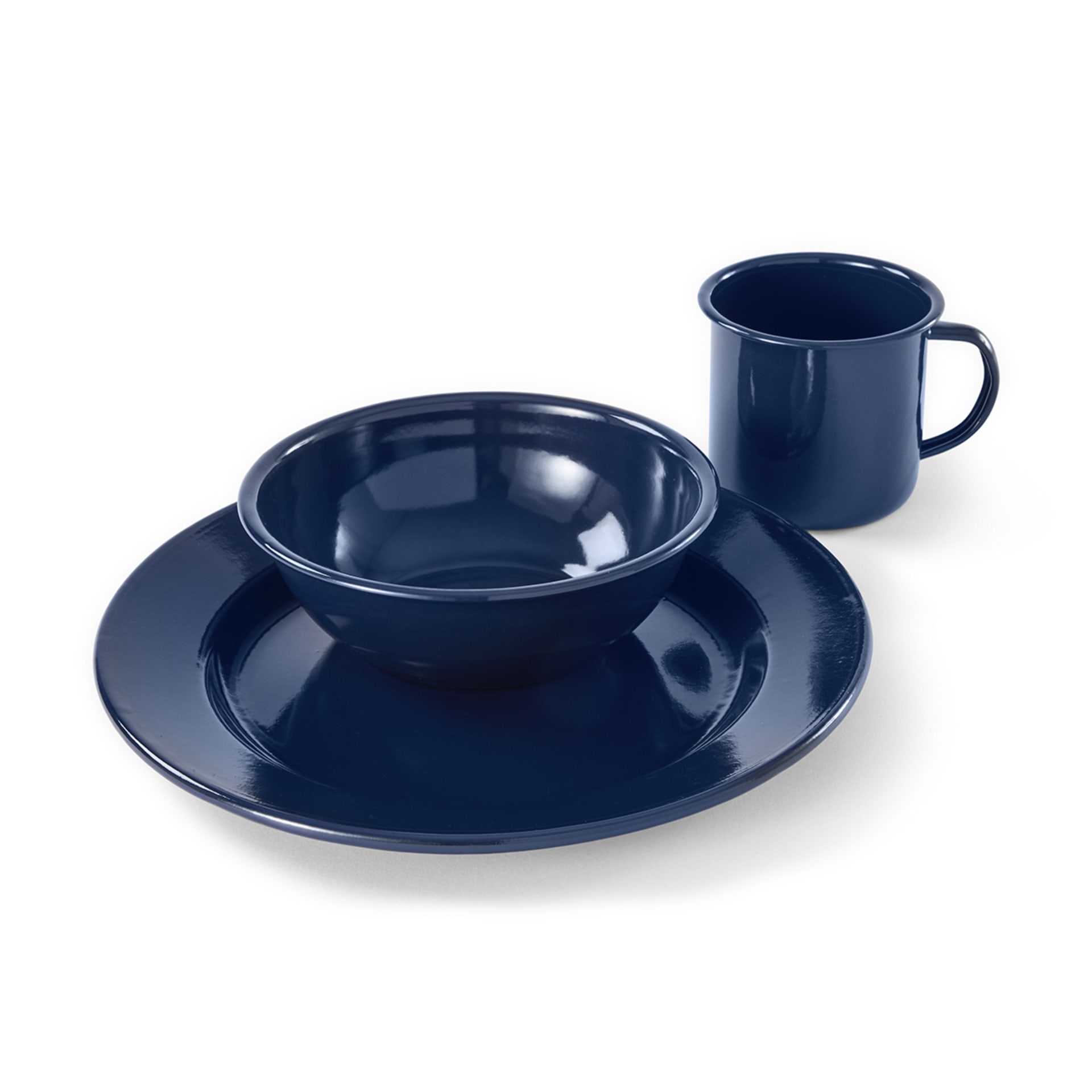 12 Piece Enamel Dinner Set Kmart